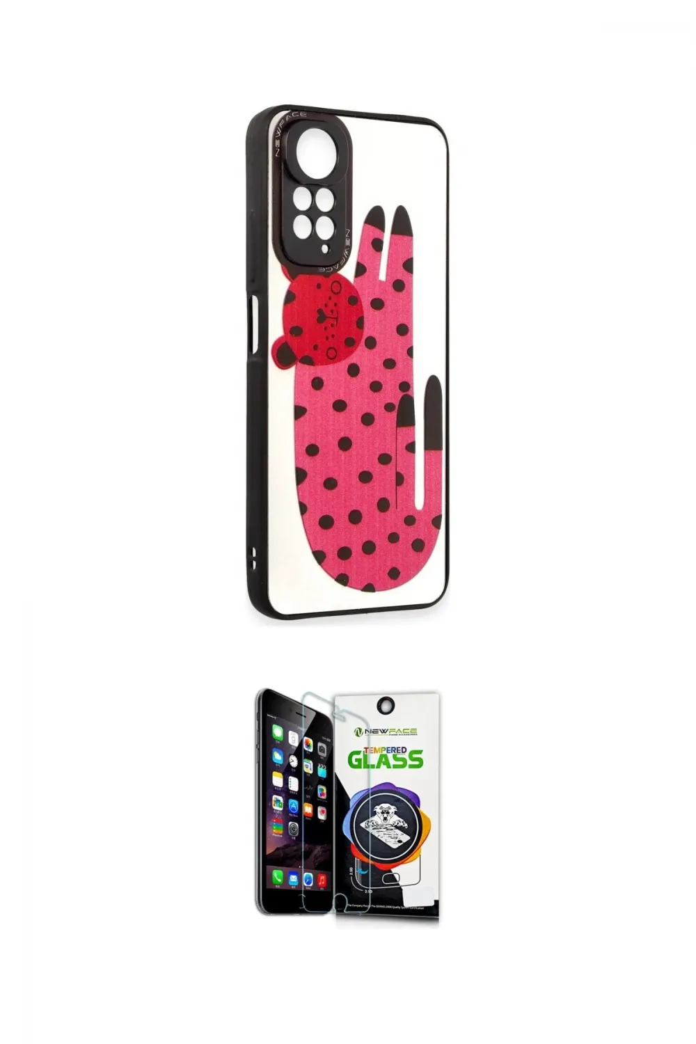 ieg™ Redmi Note 11 Kılıf Odak Klasik Serisi - Şeffaf Temperli Cam Ekran Koruyucu