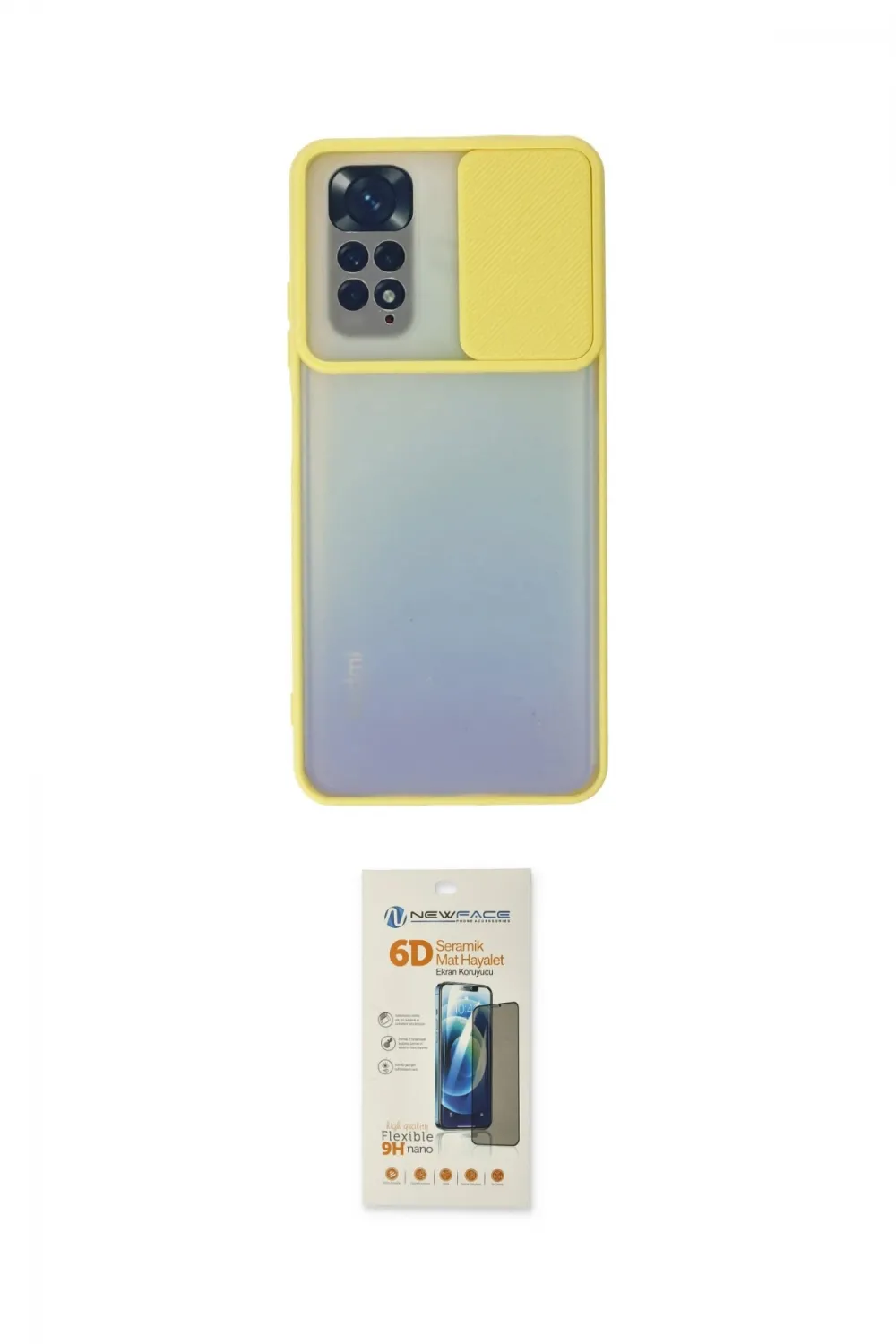 ieg™ Redmi Note 11 Kılıf Vadi Çizgi - Siyah 6D Mat Seramik Hayalet Nano Ekran Koruyucu