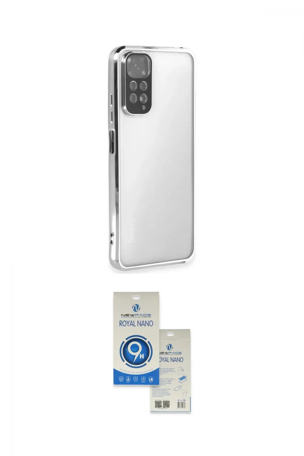 ieg™ Redmi Note 11 Kılıf Vadi Minimal - Şeffaf Royal Nano Ekran Koruyucu