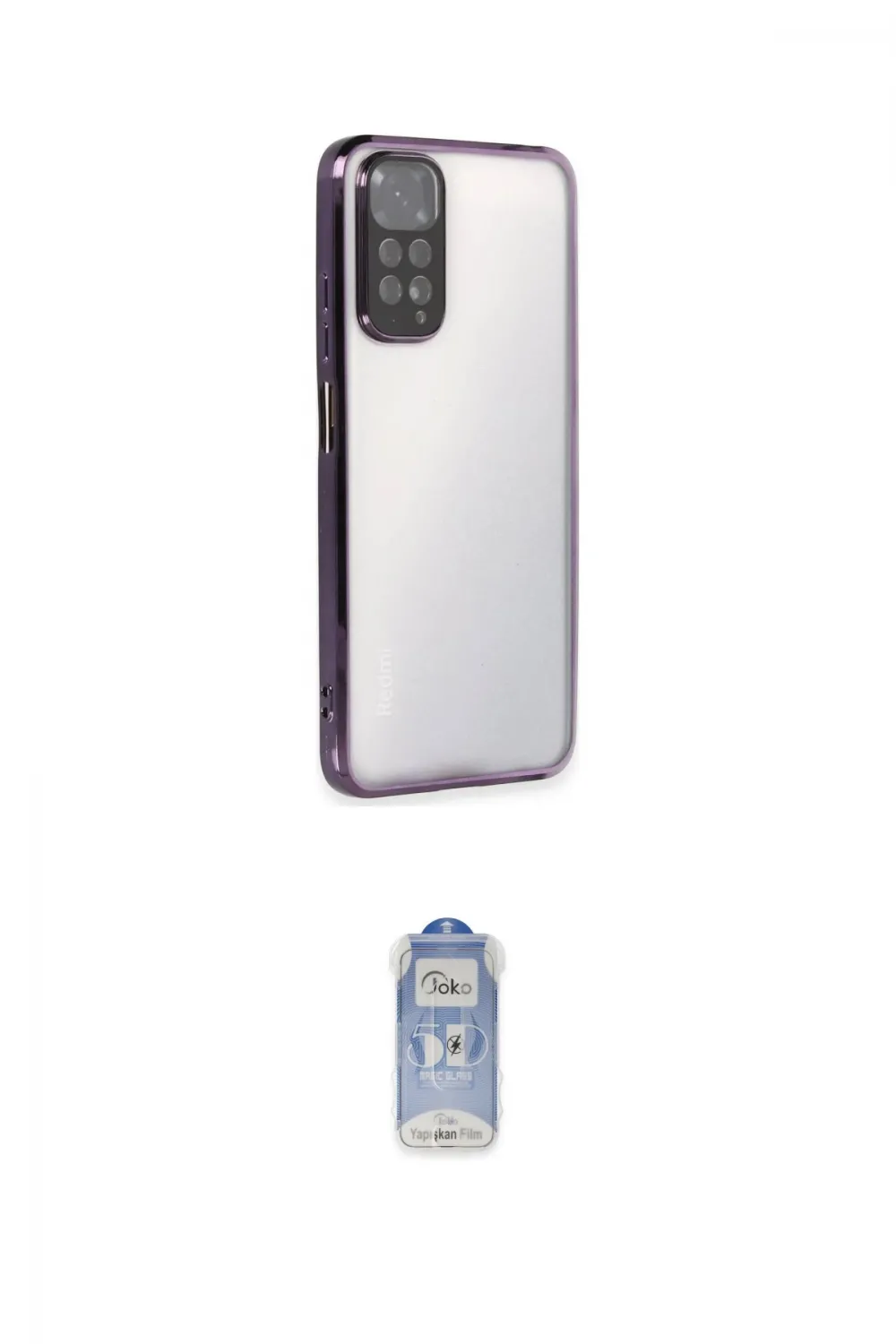 ieg™ Redmi Note 11 Kılıf Vadi Minimal - Siyah Joko Magic 5D Cam