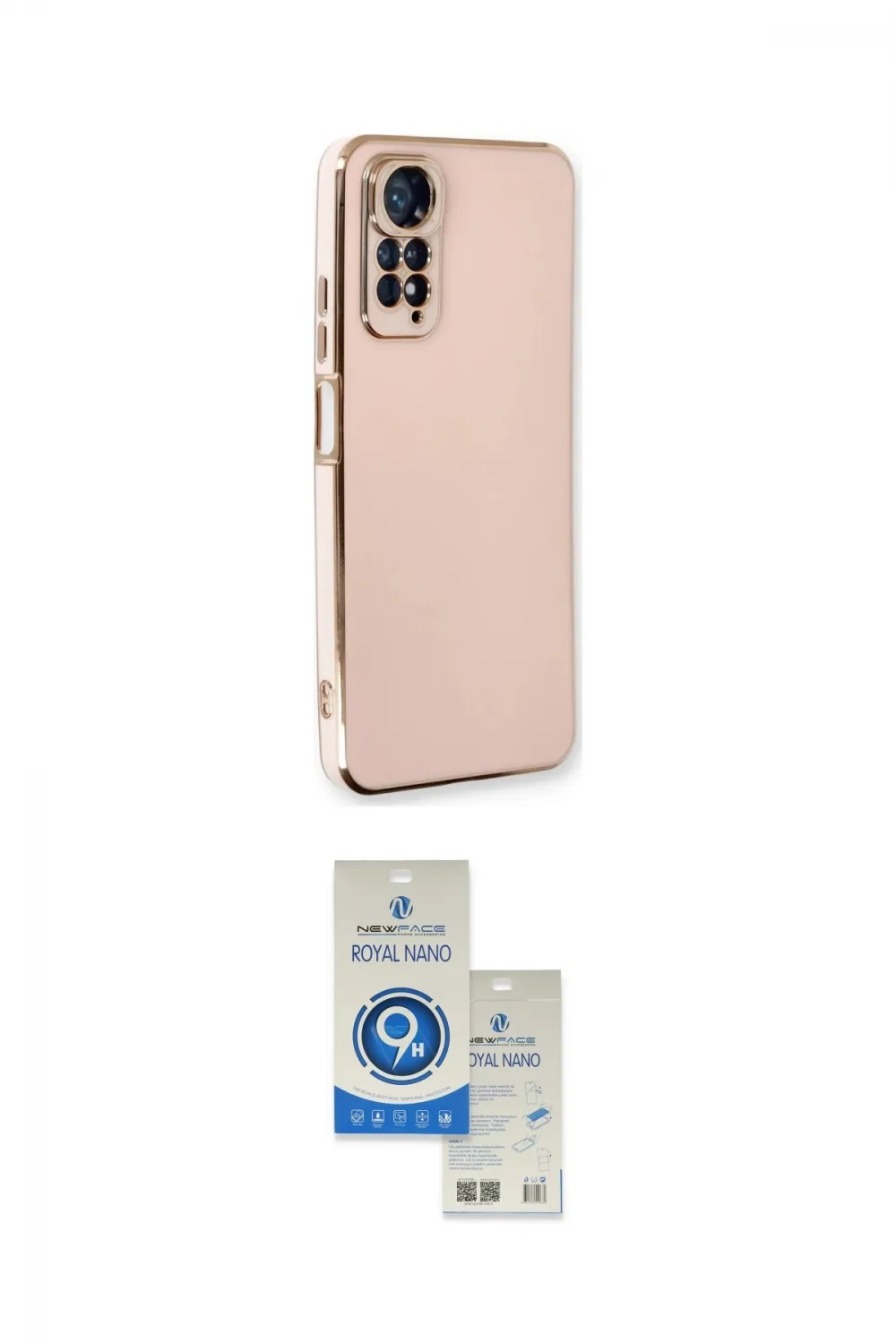 ieg™ Redmi Note 11 Kılıf Yankı Serisi - Şeffaf Royal Nano Ekran Koruyucu