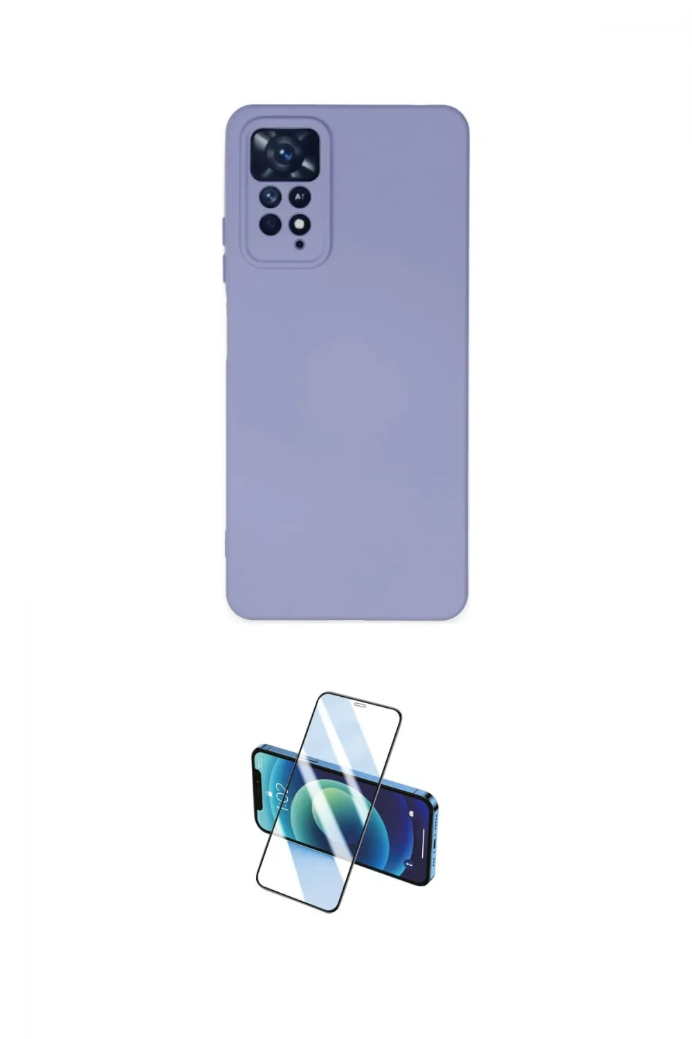 ieg™ Redmi Note 11 Pro Kılıf Ahenk Serisi - Siyah 3D Antistatik Cam Ekran Koruyucu