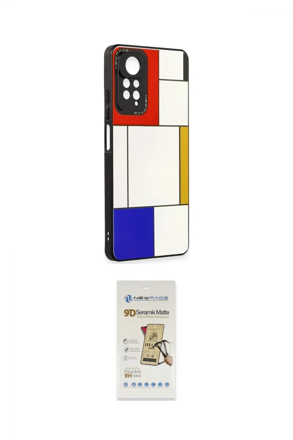 ieg™ Redmi Note 11 Pro Kılıf Odak Klasik Serisi - Siyah Mat Seramik Nano Ekran Koruyucu