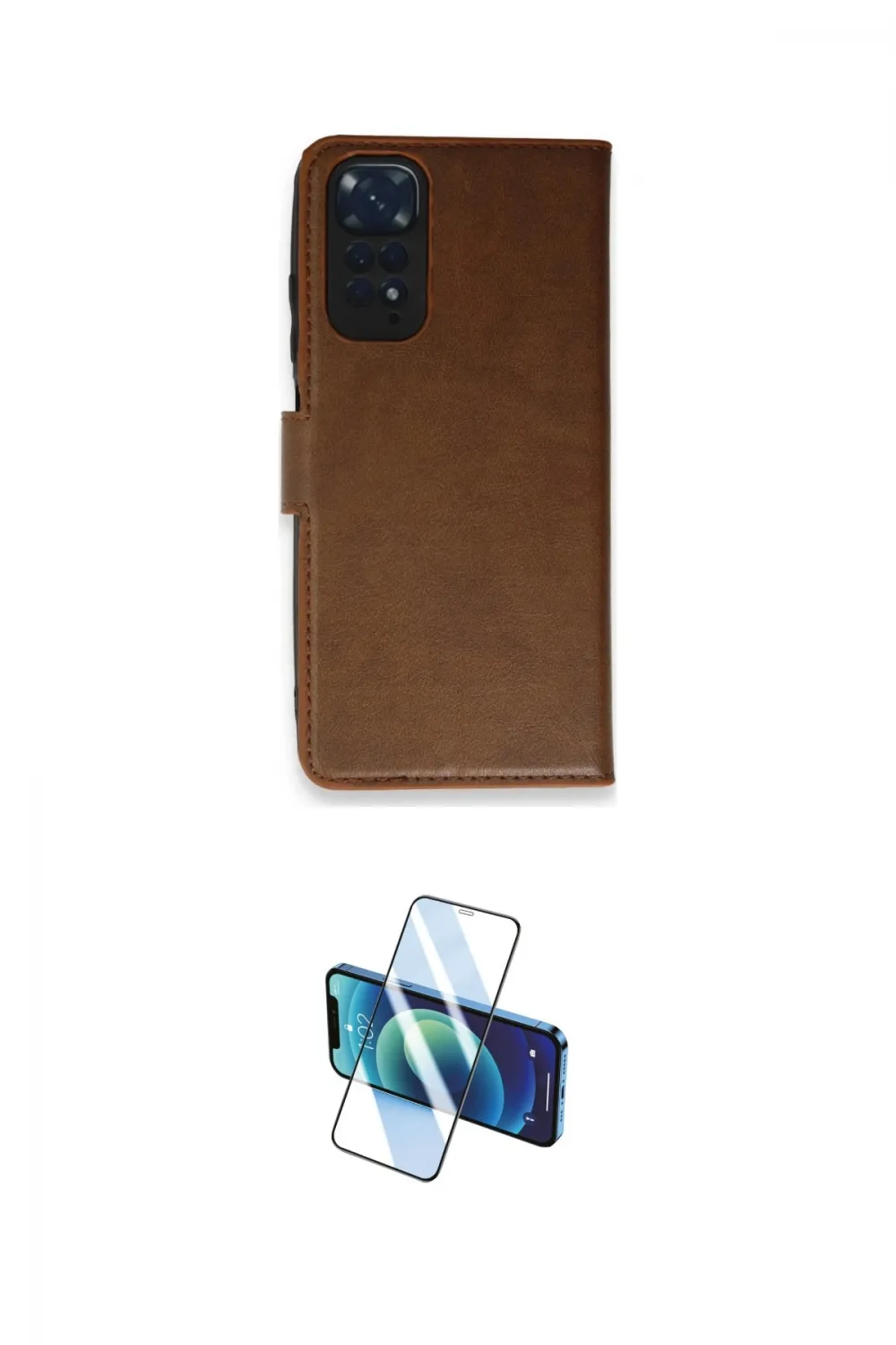 ieg™ Redmi Note 11 Pro Kılıf Siluet Işık Serisi - Siyah 3D Antistatik Seramik Nano Ekran Koruyucu