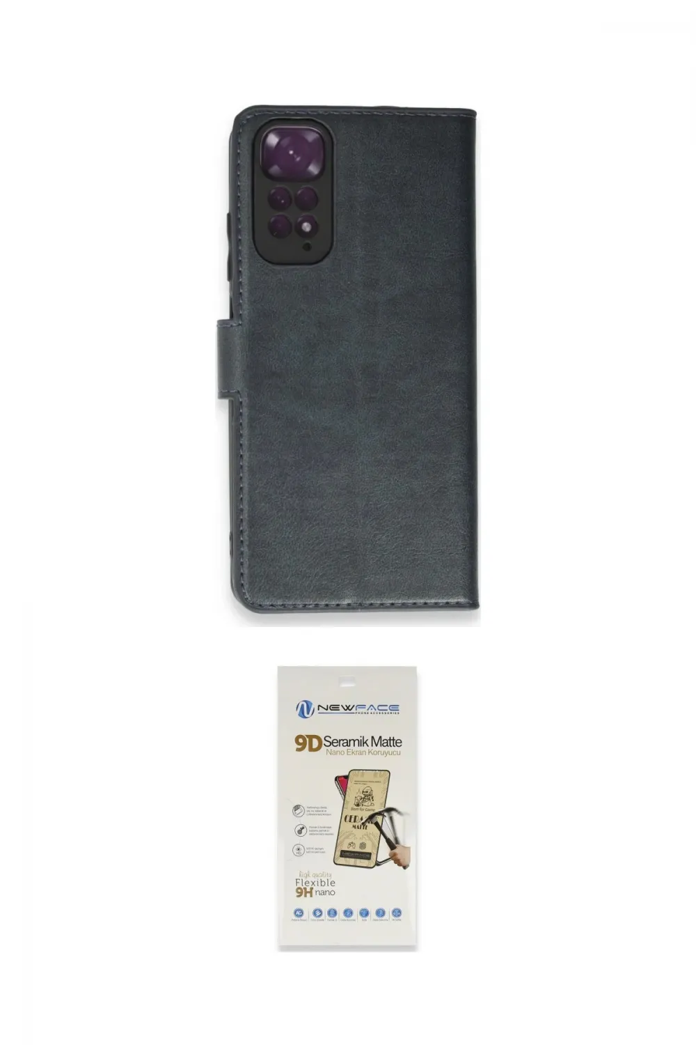 ieg™ Redmi Note 11 Pro Kılıf Siluet Işık Serisi - Siyah Mat Seramik Nano Ekran Koruyucu