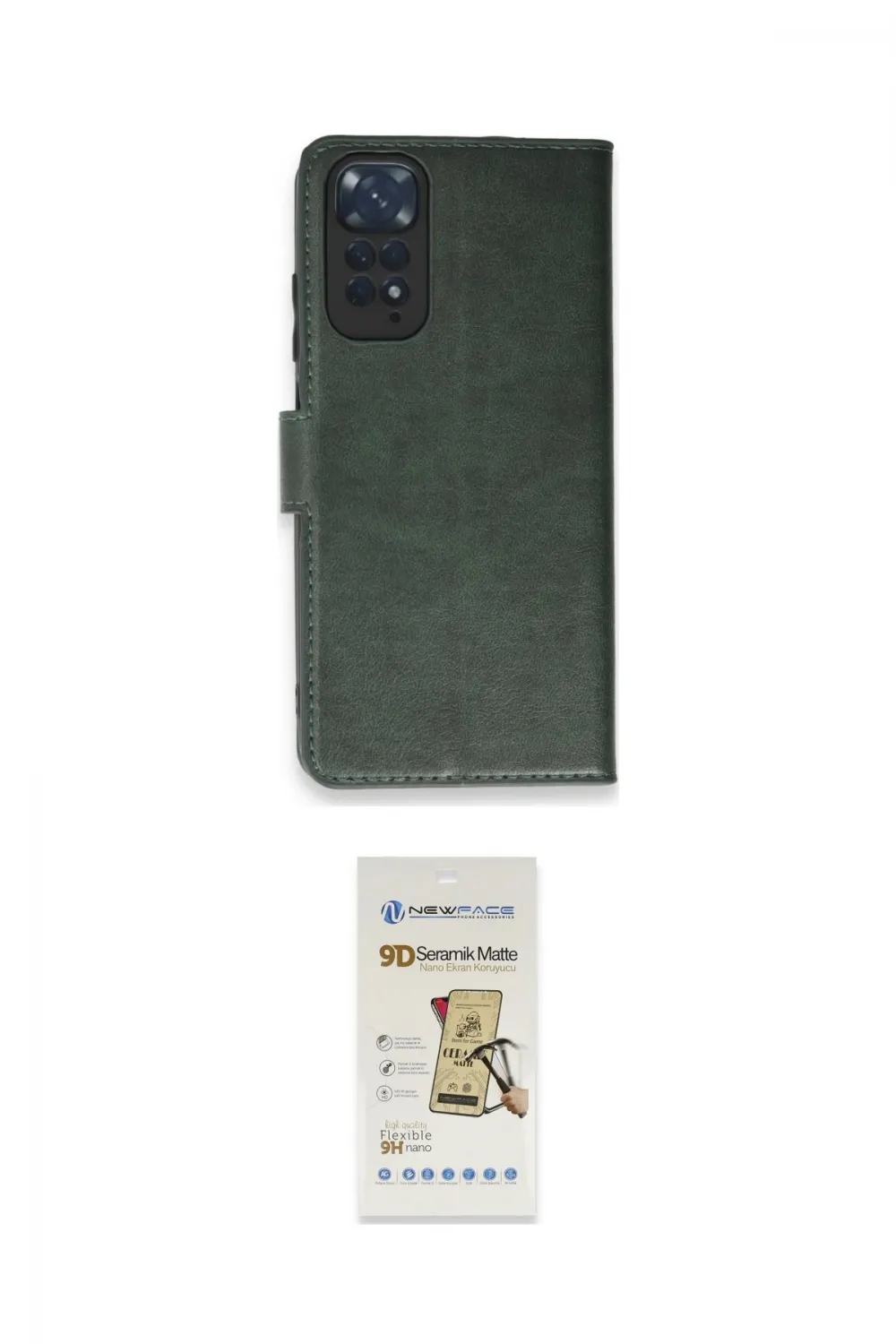 ieg™ Redmi Note 11 Pro Kılıf Siluet Işık Serisi - Siyah Mat Seramik Nano Ekran Koruyucu