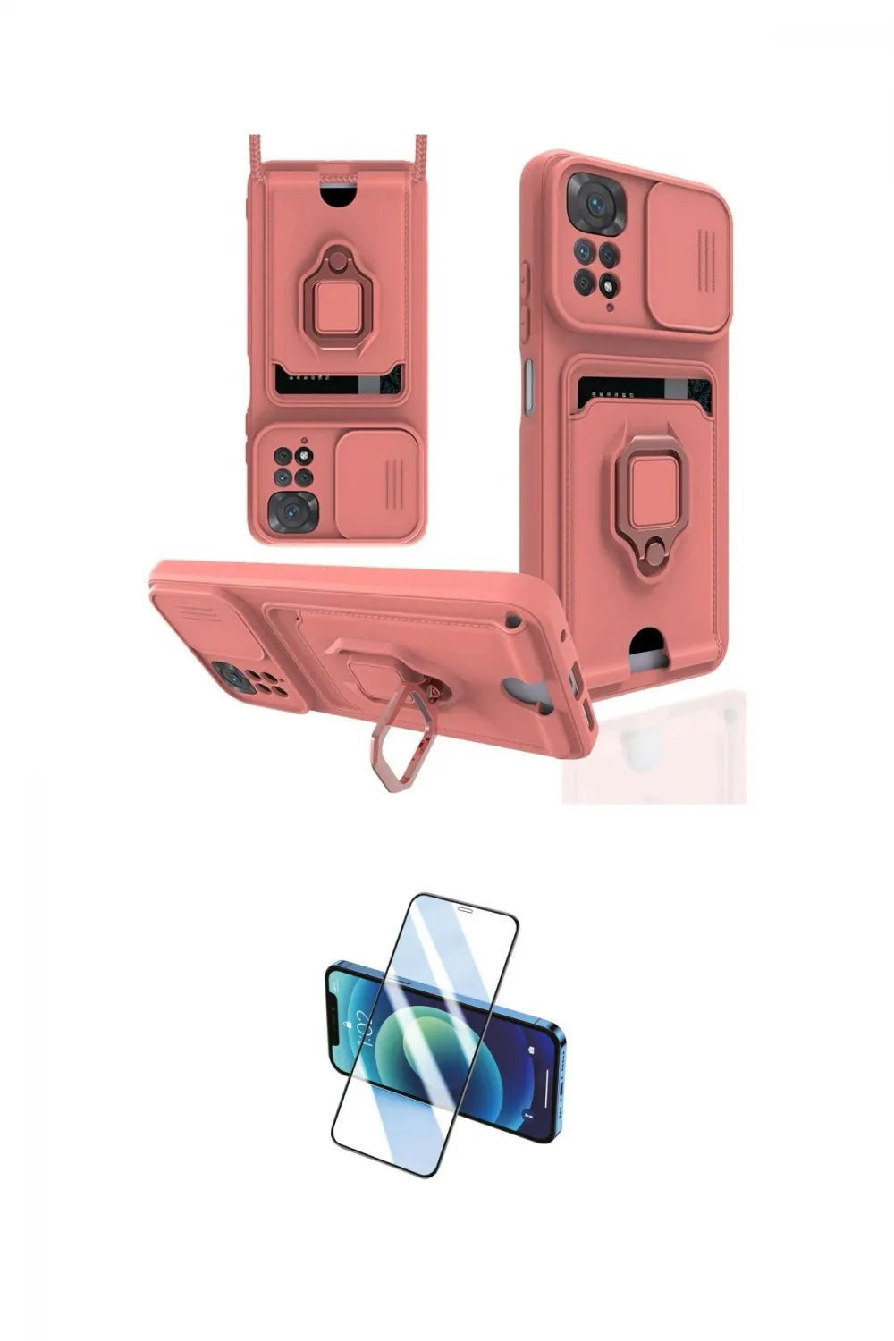 ieg™ Redmi Note 11 Pro Kılıf Vadi Form Prime - Siyah 3D Antistatik Seramik Nano Ekran Koruyucu