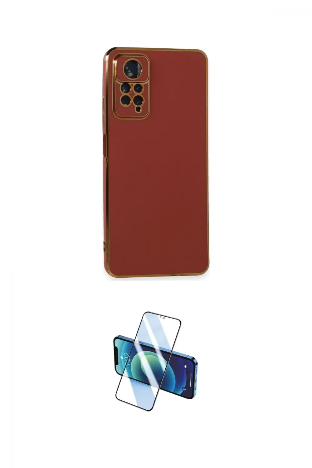 ieg™ Redmi Note 11 Pro Kılıf Yankı Serisi - Siyah 3D Antistatik Cam Ekran Koruyucu