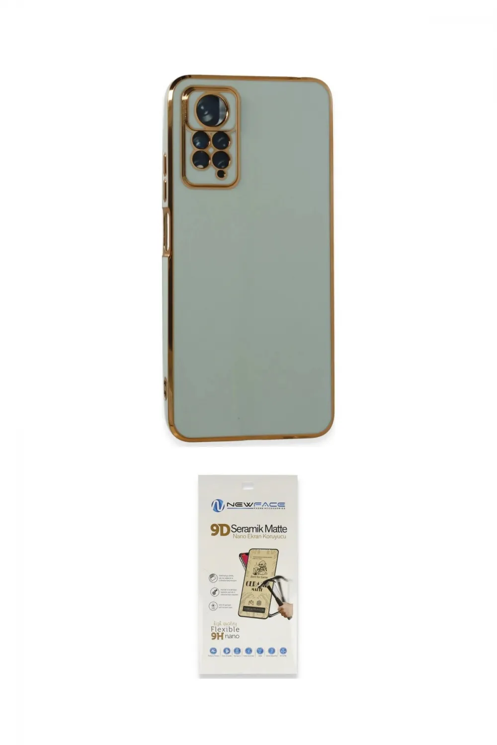 ieg™ Redmi Note 11 Pro Kılıf Yankı Serisi - Siyah Mat Seramik Nano Ekran Koruyucu