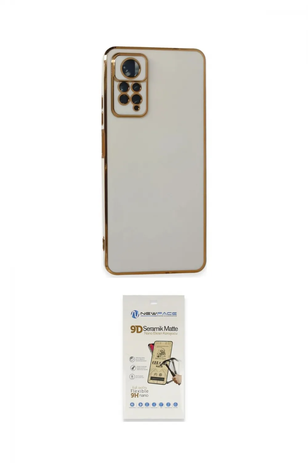 ieg™ Redmi Note 11 Pro Kılıf Yankı Serisi - Siyah Mat Seramik Nano Ekran Koruyucu