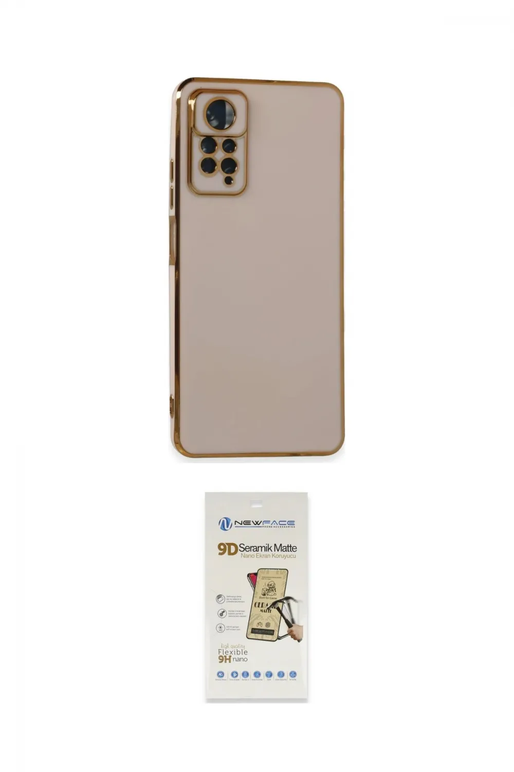 ieg™ Redmi Note 11 Pro Kılıf Yankı Serisi - Siyah Mat Seramik Nano Ekran Koruyucu