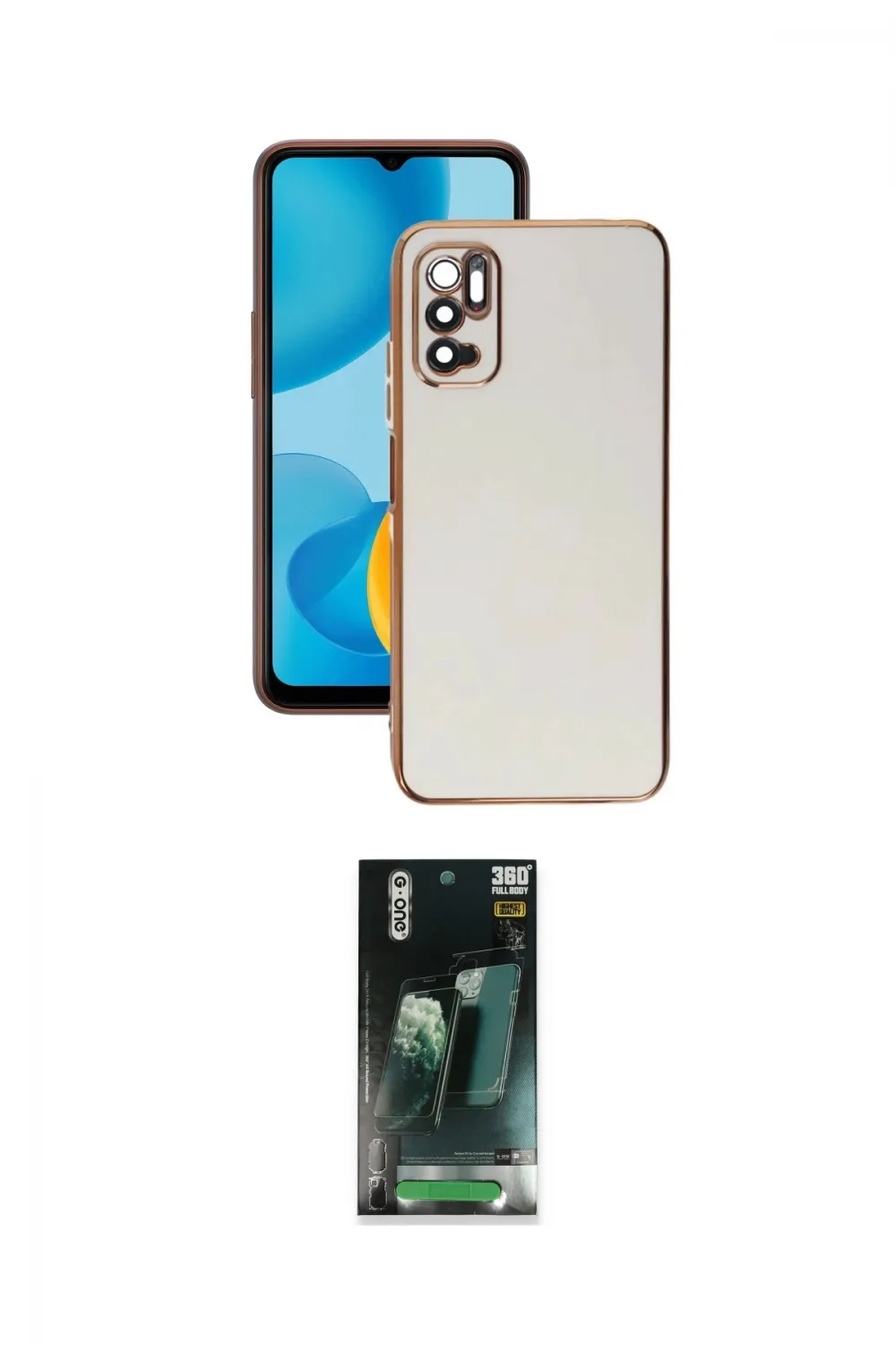 ieg™ Redmi Note 11 SE Kılıf Yankı Serisi - Şeffaf 360 Full Body Arka Koruyucu