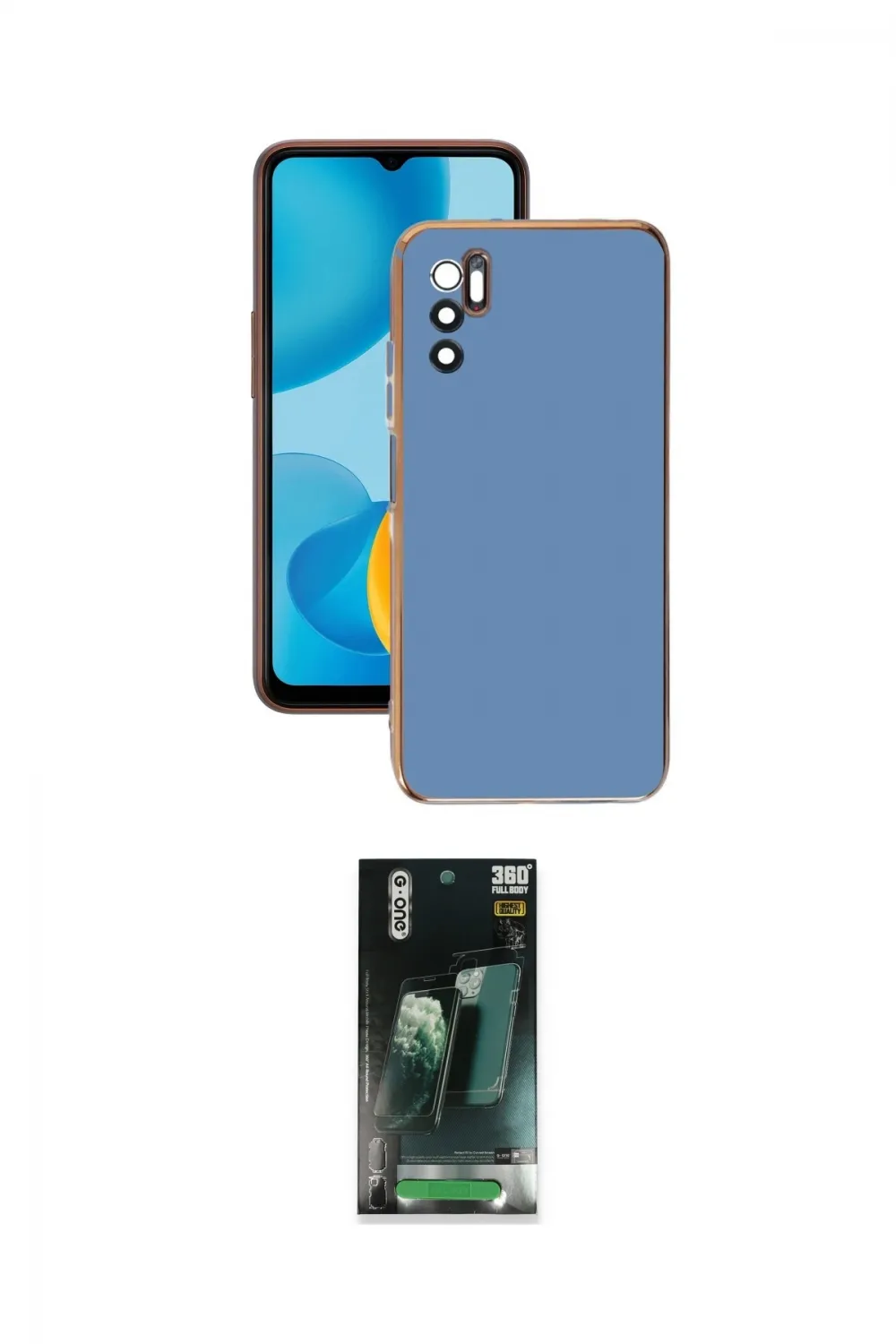 ieg™ Redmi Note 11 SE Kılıf Yankı Serisi - Şeffaf 360 Full Body Arka Koruyucu