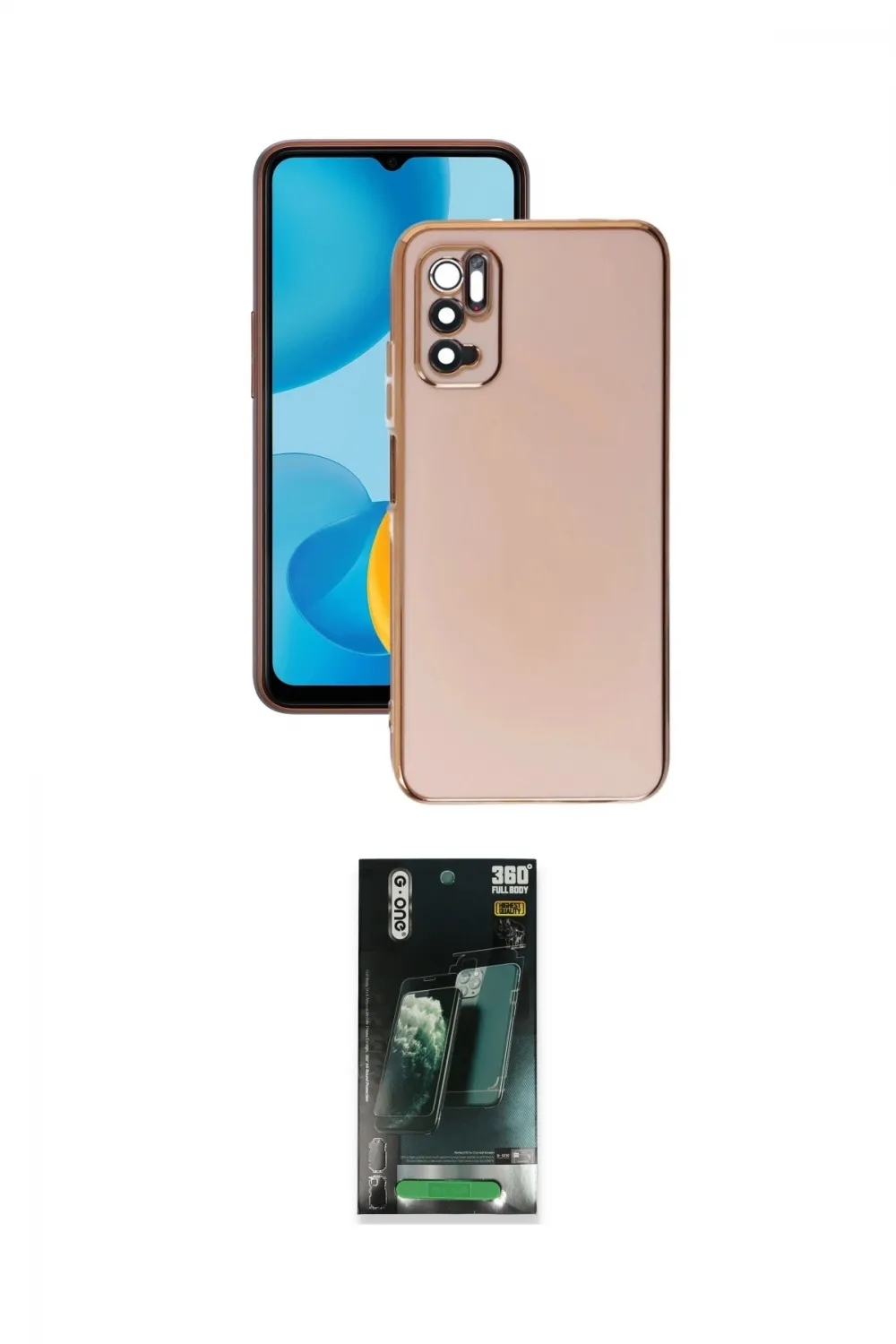 ieg™ Redmi Note 11 SE Kılıf Yankı Serisi - Şeffaf 360 Full Body Arka Koruyucu