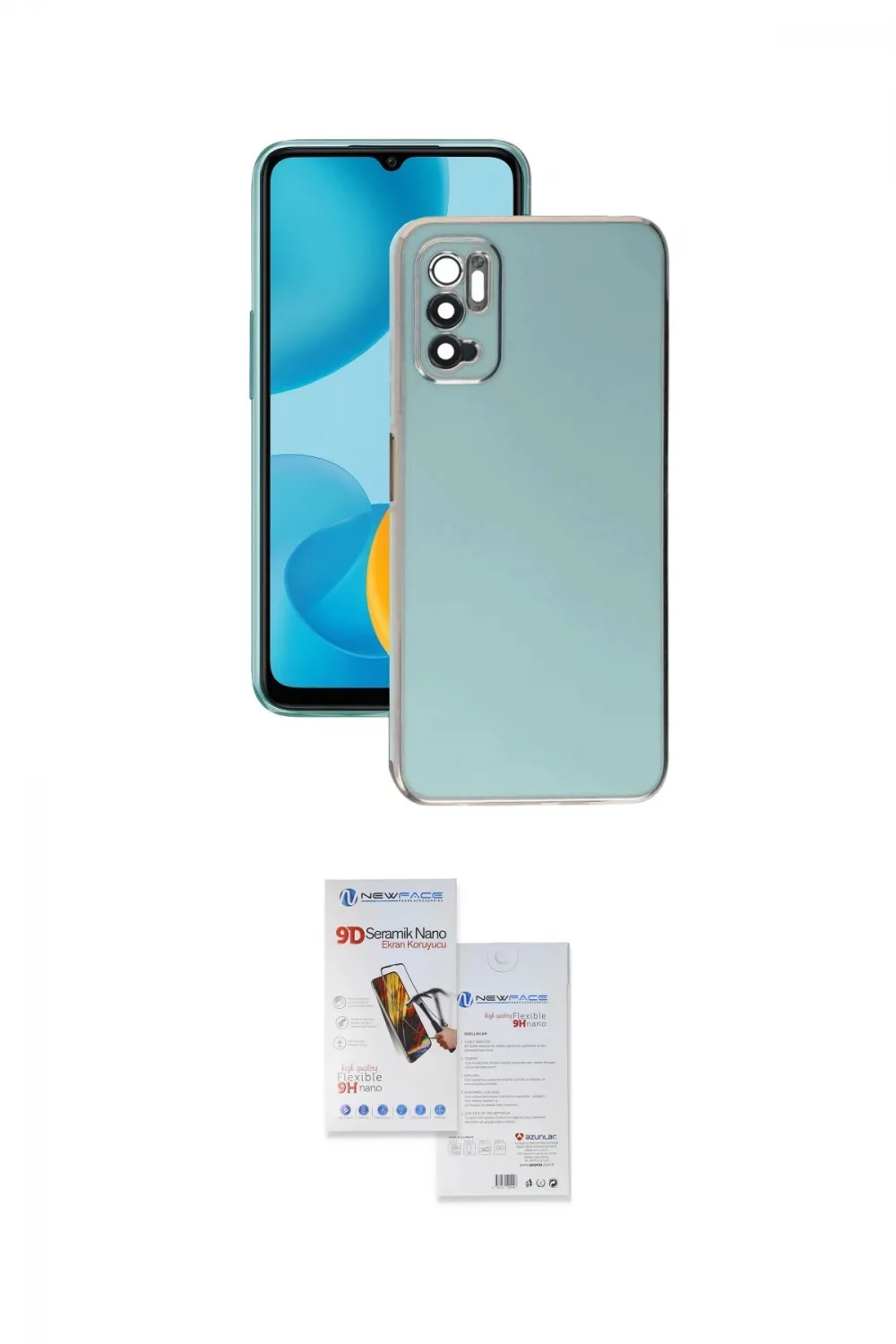 ieg™ Redmi Note 11 SE Kılıf Yankı Serisi - Siyah Seramik Nano Ekran Koruyucu