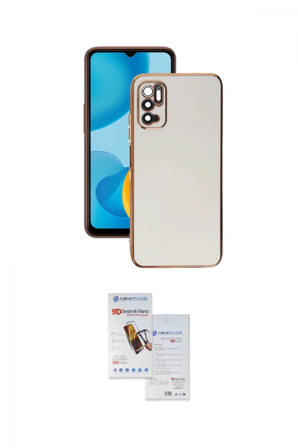 ieg™ Redmi Note 11 SE Kılıf Yankı Serisi - Siyah Seramik Nano Ekran Koruyucu