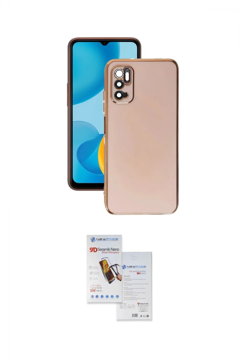 ieg™ Redmi Note 11 SE Kılıf Yankı Serisi - Siyah Seramik Nano Ekran Koruyucu