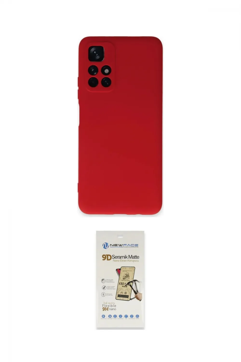 ieg™ Redmi Note 11T Kılıf Ahenk Serisi - Siyah Mat Seramik Nano Ekran Koruyucu