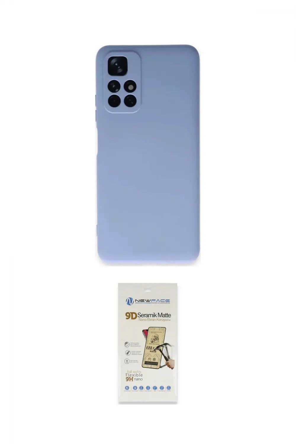 ieg™ Redmi Note 11T Kılıf Ahenk Serisi - Siyah Mat Seramik Nano Ekran Koruyucu