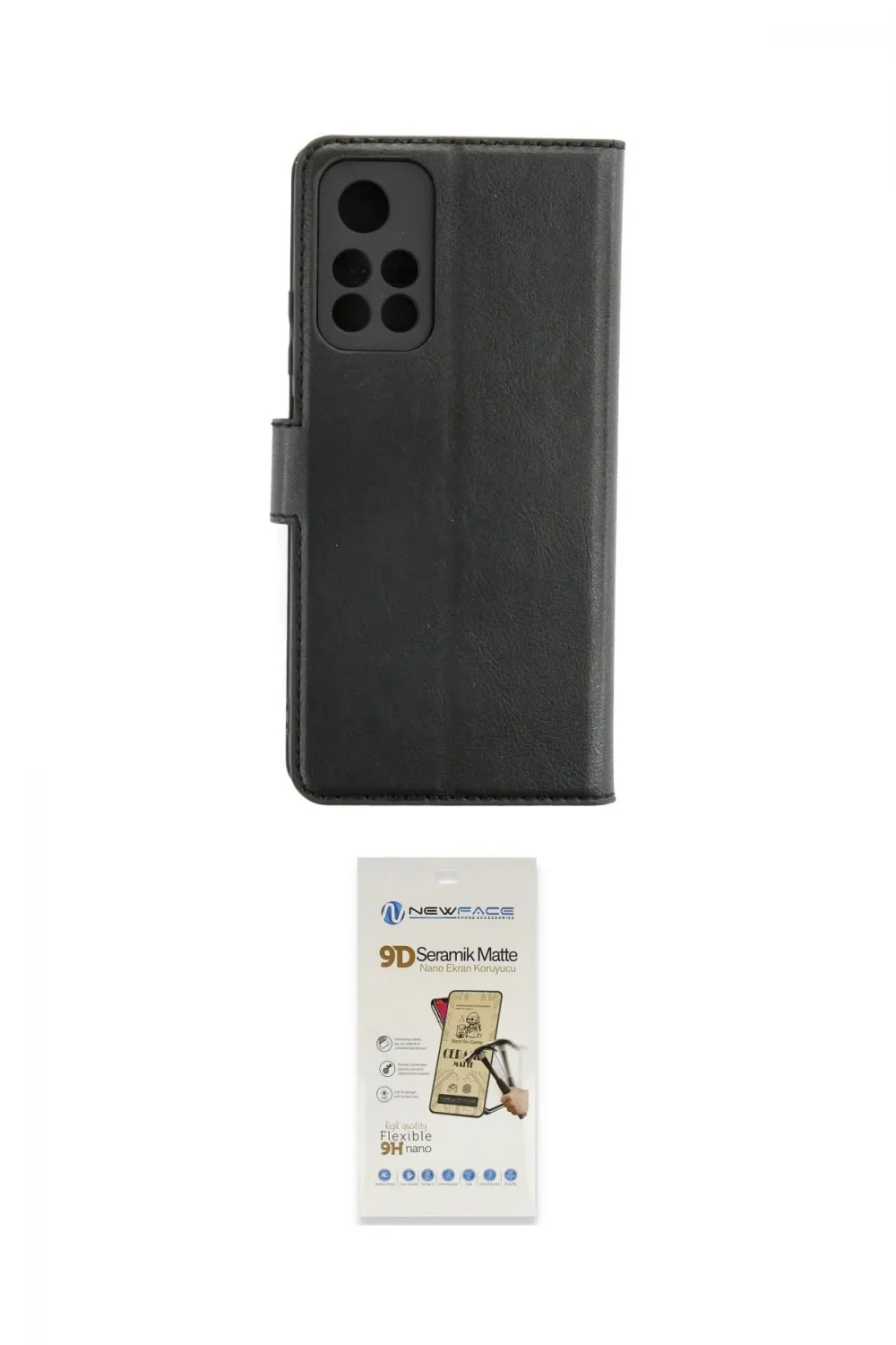ieg™ Redmi Note 11T Kılıf Siluet Işık Serisi - Siyah Mat Seramik Nano Ekran Koruyucu