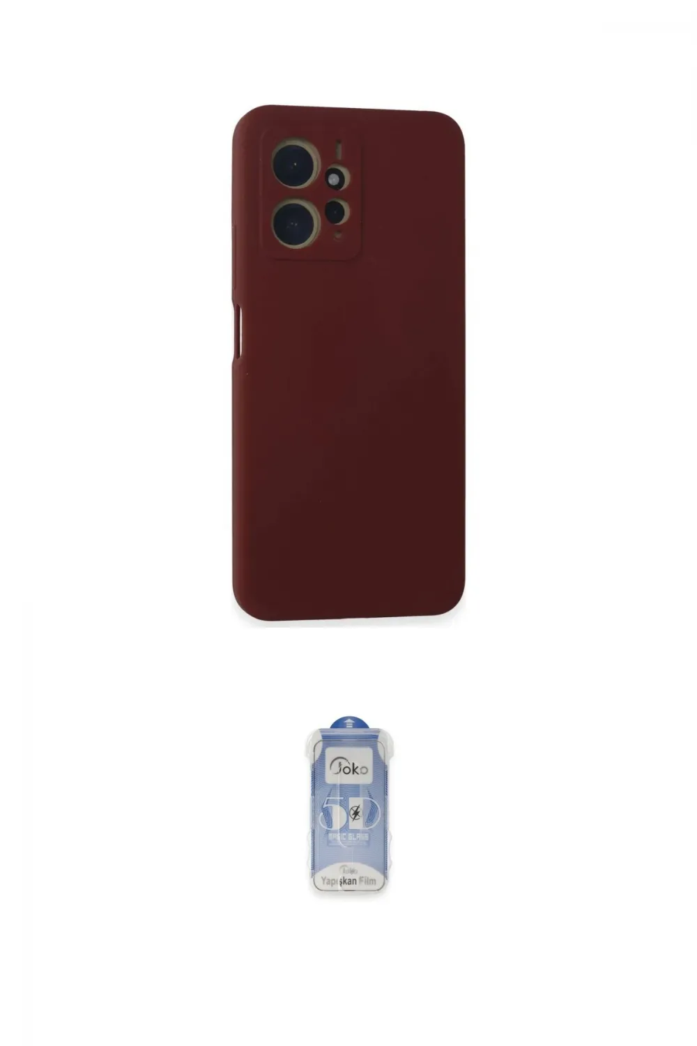 ieg™ Redmi Note 12 4G Kılıf Ahenk Serisi - Siyah Joko Magic 5D Cam