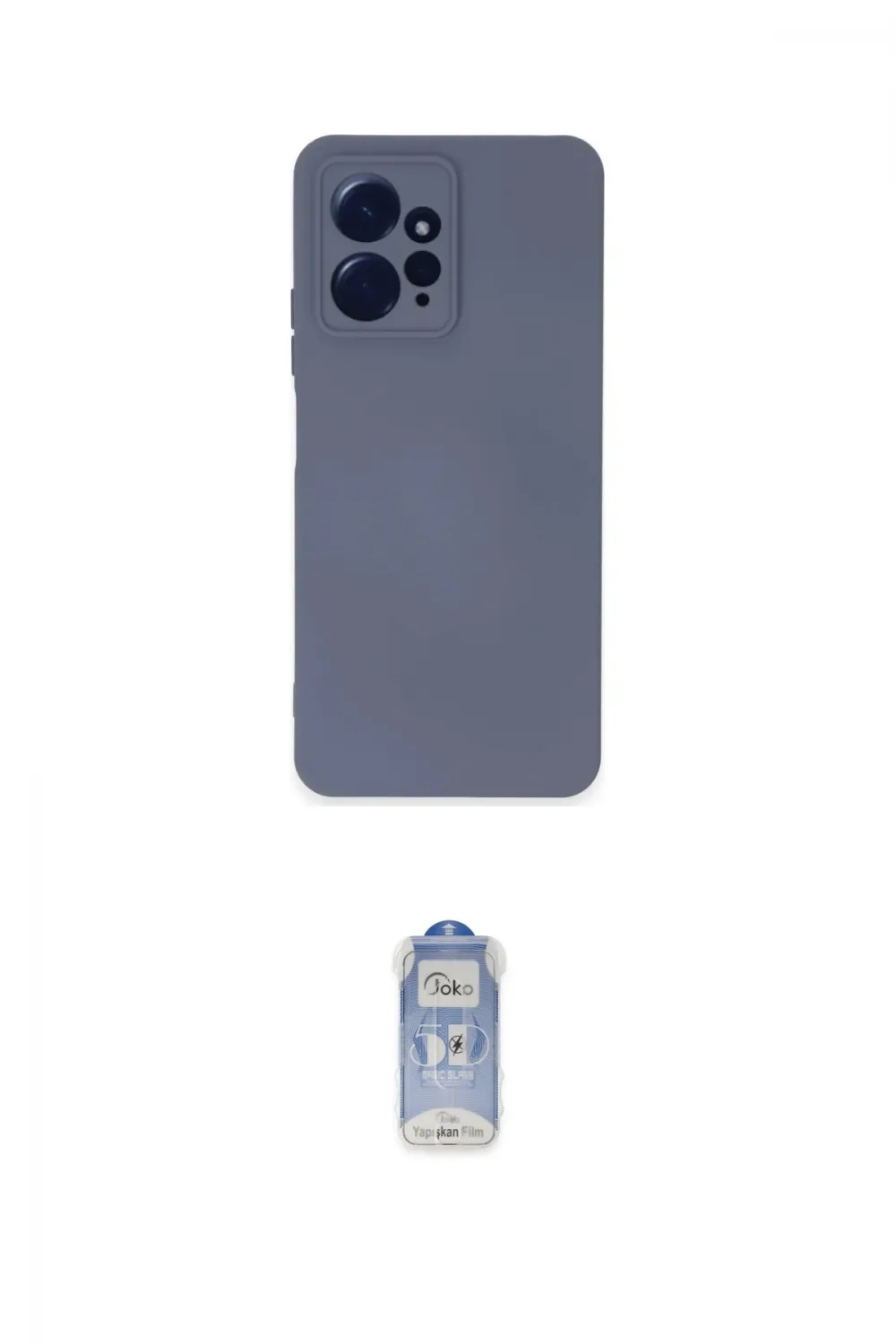 ieg™ Redmi Note 12 4G Kılıf Ahenk Serisi - Siyah Joko Magic 5D Cam