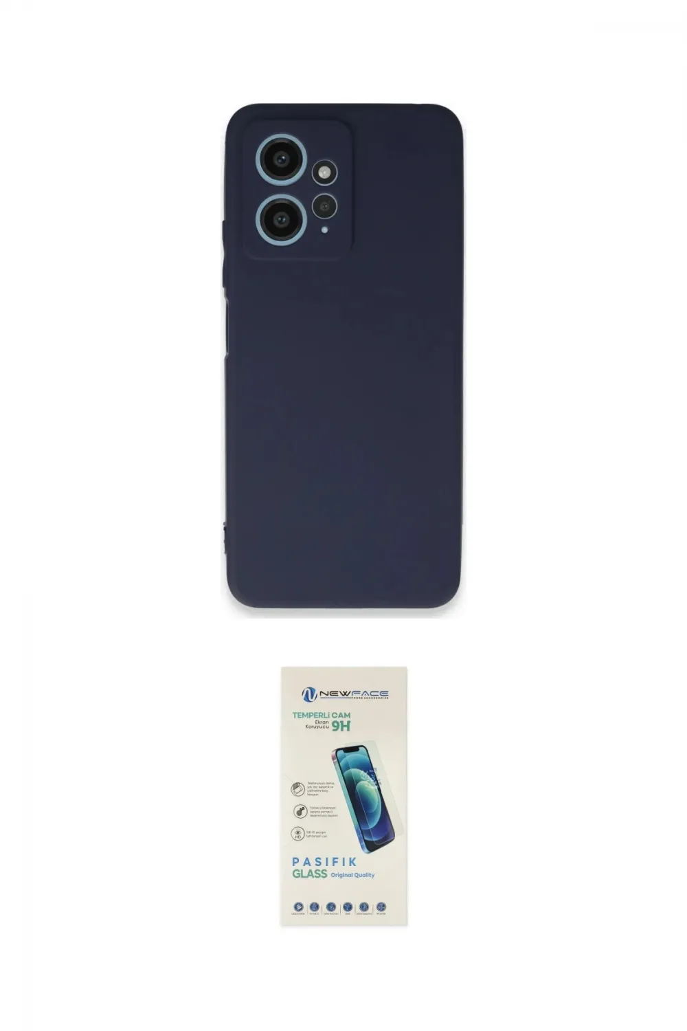 ieg™ Redmi Note 12 4G Kılıf Kozmos Yansıma Özel Seri - Şeffaf Pasifik Cam Ekran Koruyucu