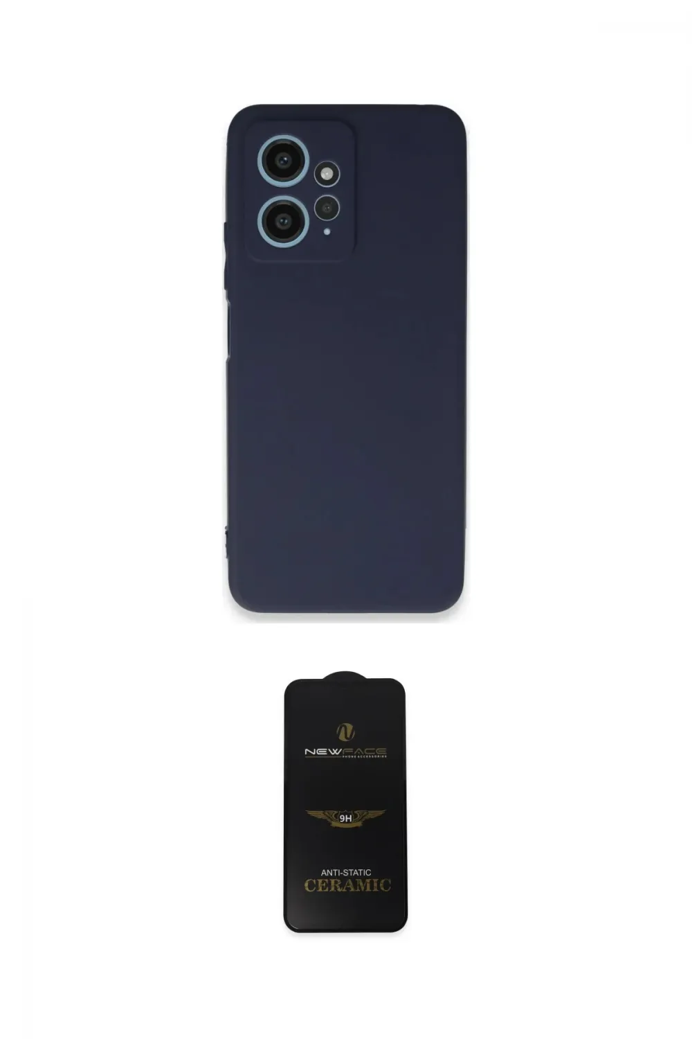 ieg™ Redmi Note 12 4G Kılıf Kozmos Yansıma Özel Seri - Siyah 6D Antistatik Mat Seramik Hayalet Nano Ekran Koruyucu
