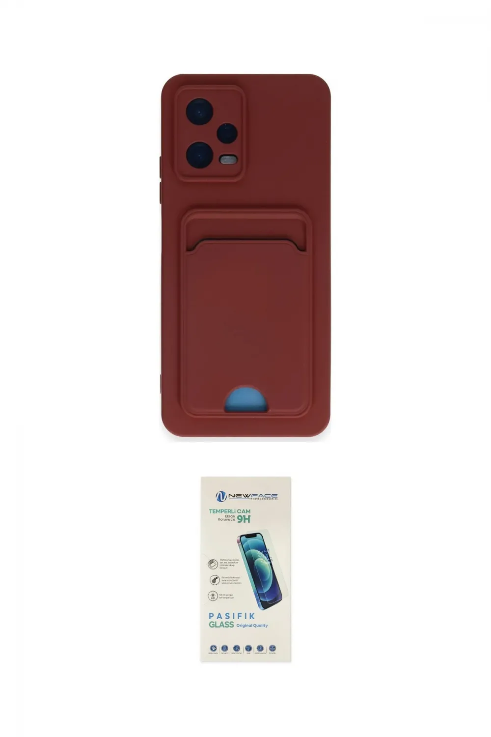 ieg™ Redmi Note 12 4G Kılıf Vadi Çizgi Prime - Şeffaf Pasifik Cam Ekran Koruyucu