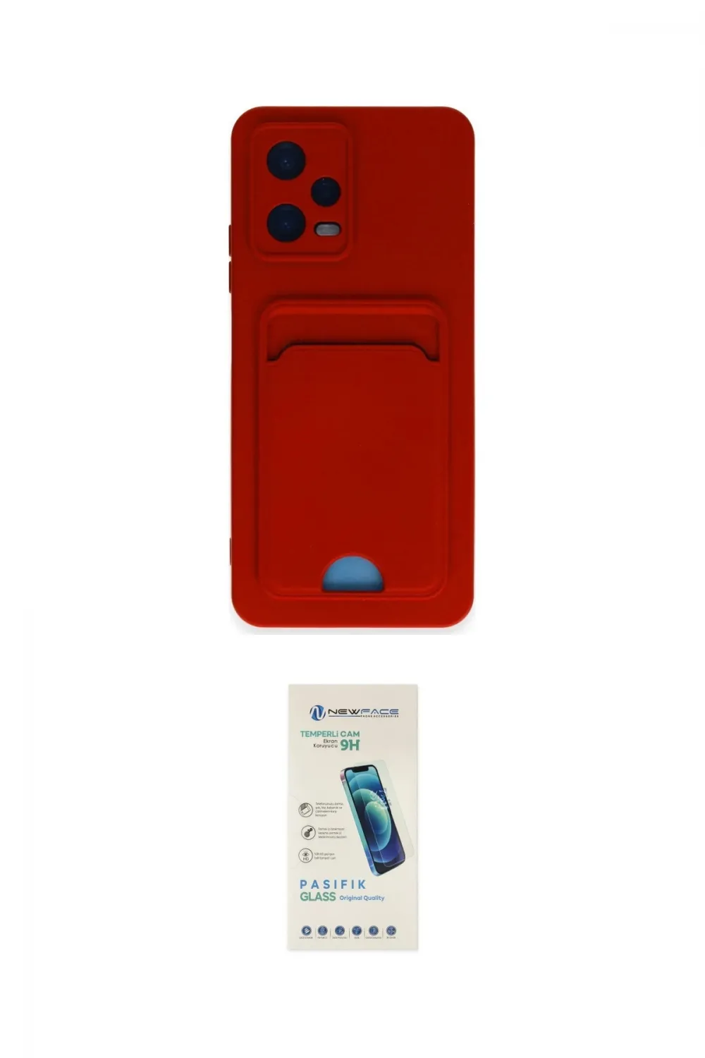 ieg™ Redmi Note 12 4G Kılıf Vadi Çizgi Prime - Şeffaf Pasifik Cam Ekran Koruyucu