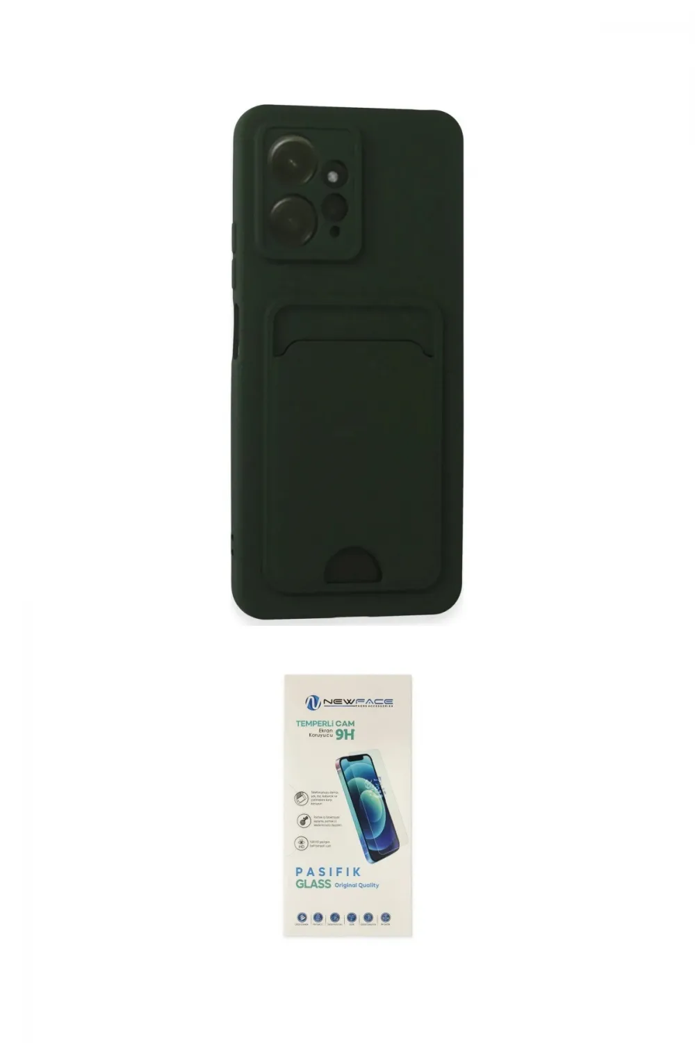 ieg™ Redmi Note 12 4G Kılıf Vadi Çizgi Prime - Şeffaf Pasifik Cam Ekran Koruyucu