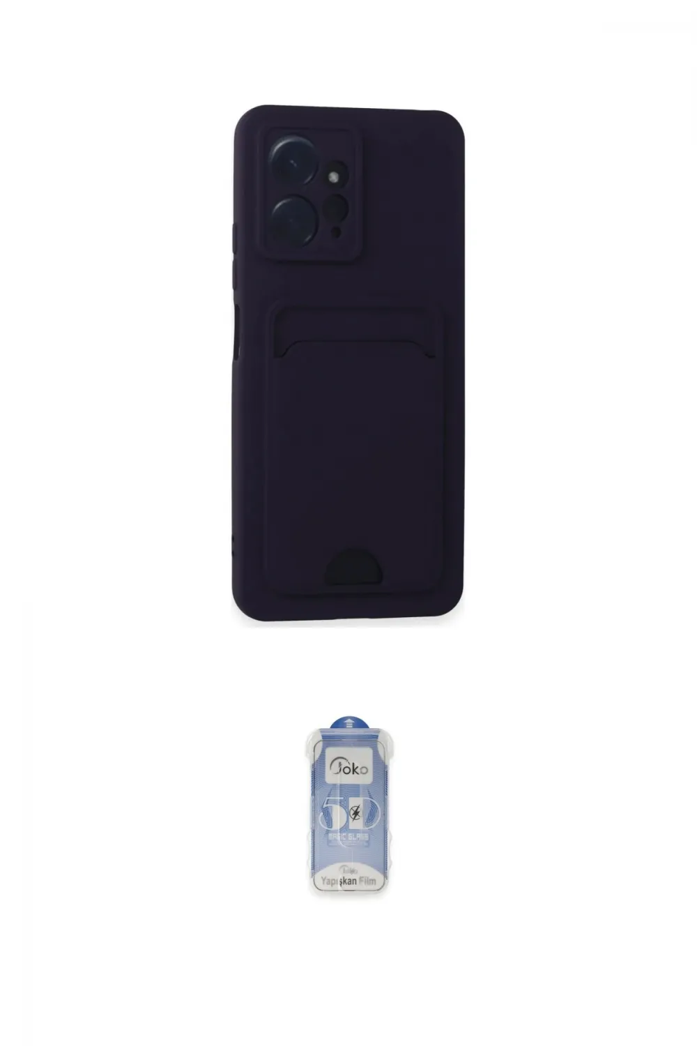 ieg™ Redmi Note 12 4G Kılıf Vadi Çizgi Prime - Siyah Joko Magic 5D Cam