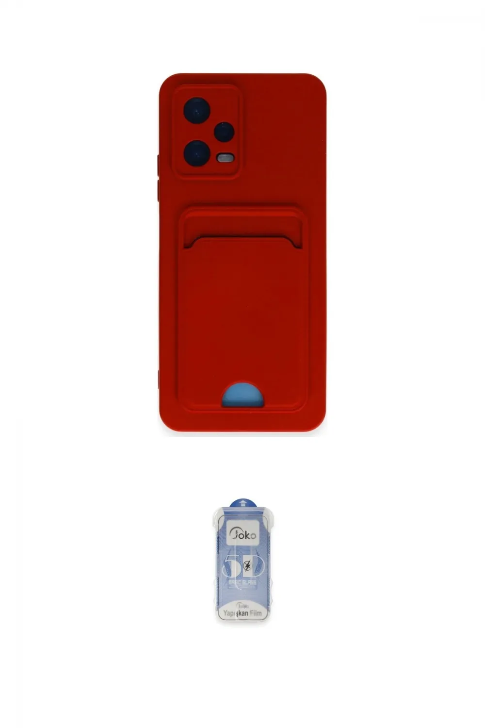 ieg™ Redmi Note 12 4G Kılıf Vadi Çizgi Prime - Siyah Joko Magic 5D Cam