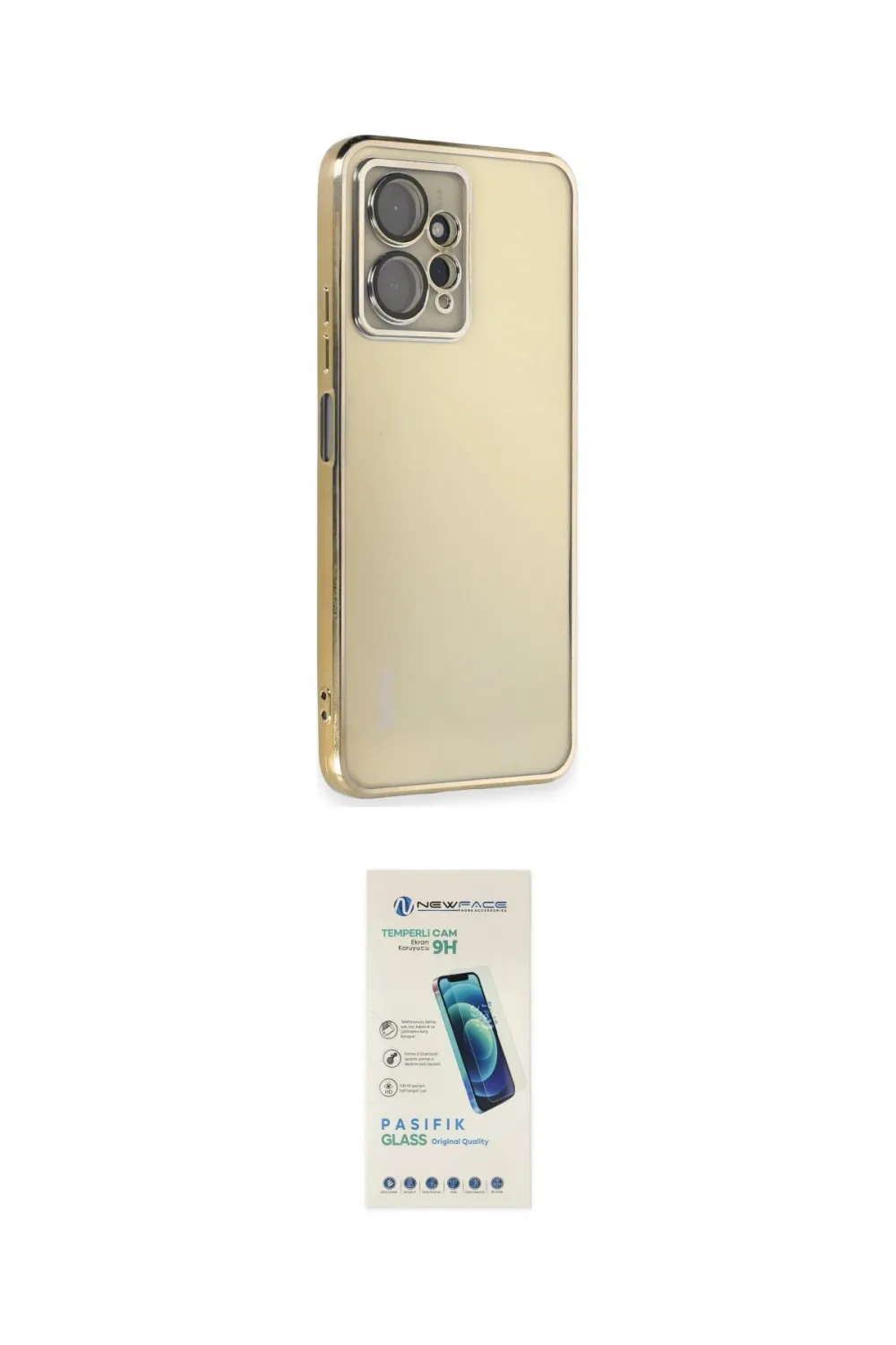 ieg™ Redmi Note 12 4G Kılıf Vadi Minimal - Şeffaf Pasifik Cam Ekran Koruyucu