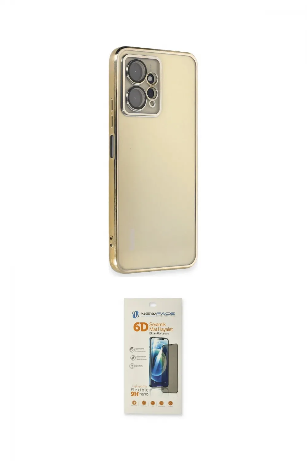 ieg™ Redmi Note 12 4G Kılıf Vadi Minimal - Siyah 6D Mat Seramik Hayalet Nano Ekran Koruyucu