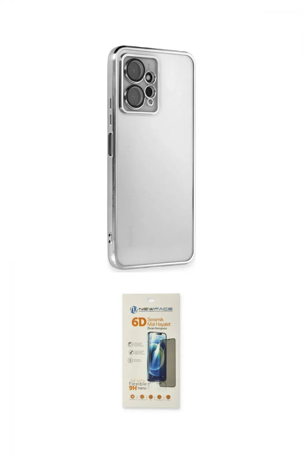 ieg™ Redmi Note 12 4G Kılıf Vadi Minimal - Siyah 6D Mat Seramik Hayalet Nano Ekran Koruyucu