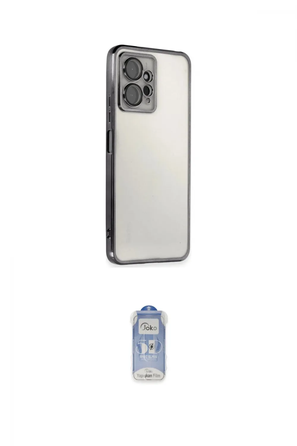 ieg™ Redmi Note 12 4G Kılıf Vadi Minimal - Siyah Joko Magic 5D Cam