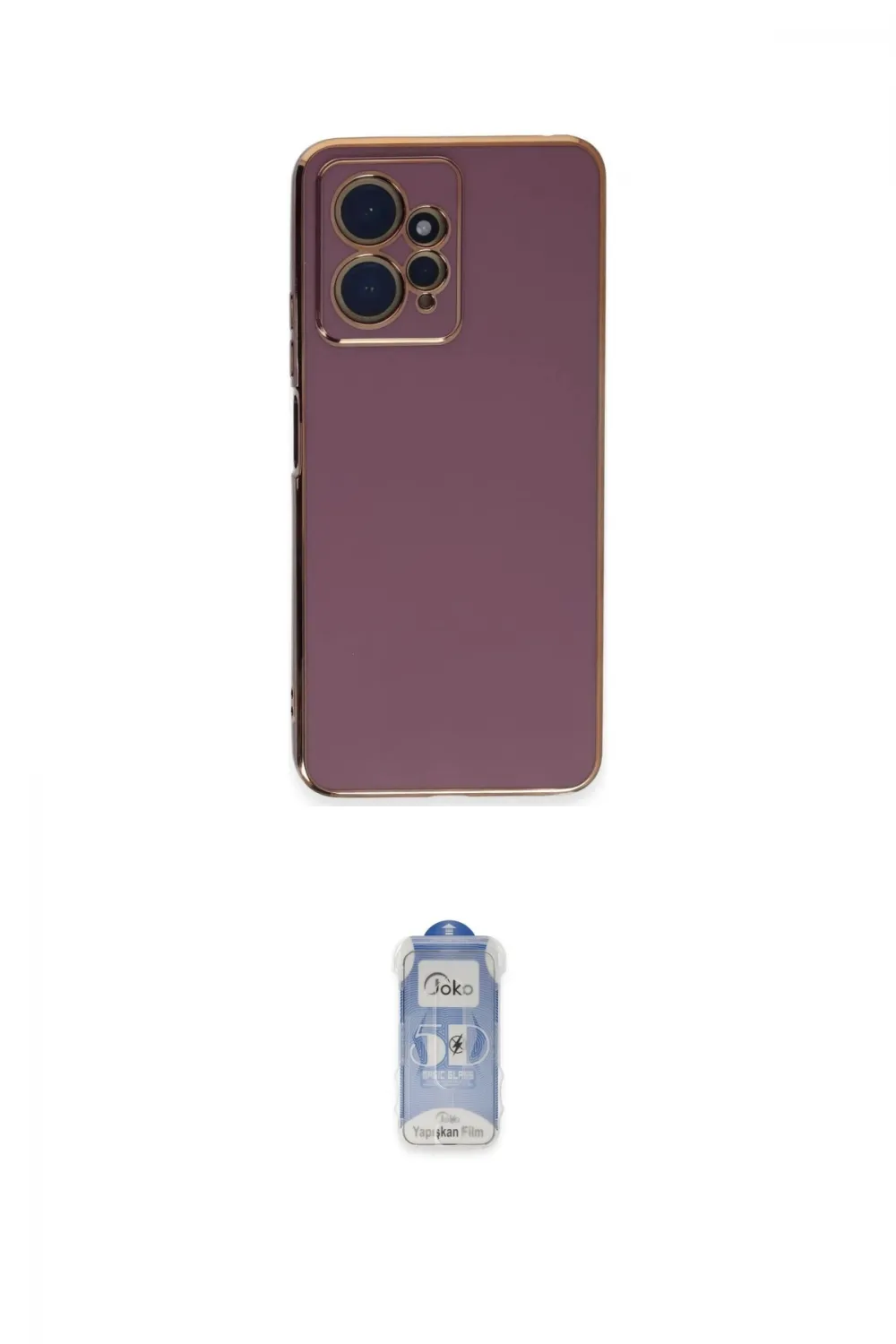 ieg™ Redmi Note 12 4G Kılıf Yankı Serisi - Siyah Joko Magic 5D Cam