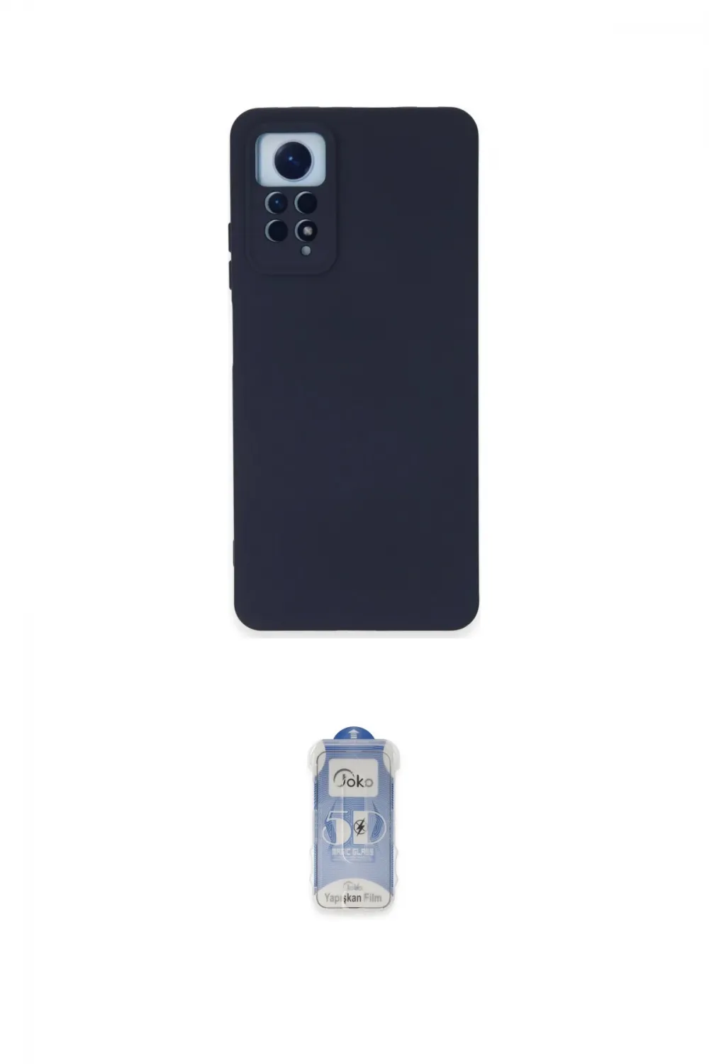 ieg™ Redmi Note 12 Pro 4G Kılıf Ahenk Serisi - Siyah Joko Magic 5D Cam