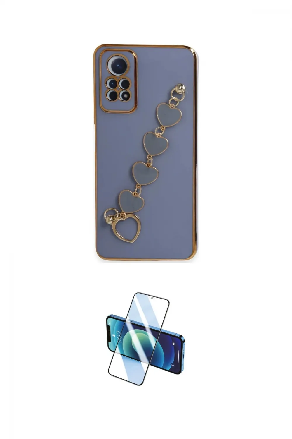 ieg™ Redmi Note 12 Pro 4G Kılıf Nova Işık Prime - Siyah 3D Antistatik Cam Ekran Koruyucu