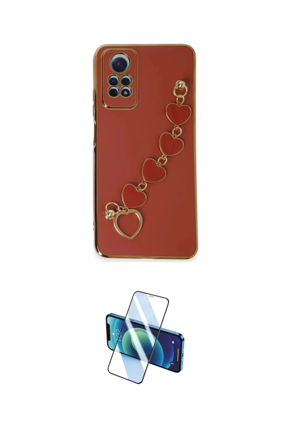 ieg™ Redmi Note 12 Pro 4G Kılıf Nova Işık Prime - Siyah 3D Antistatik Cam Ekran Koruyucu