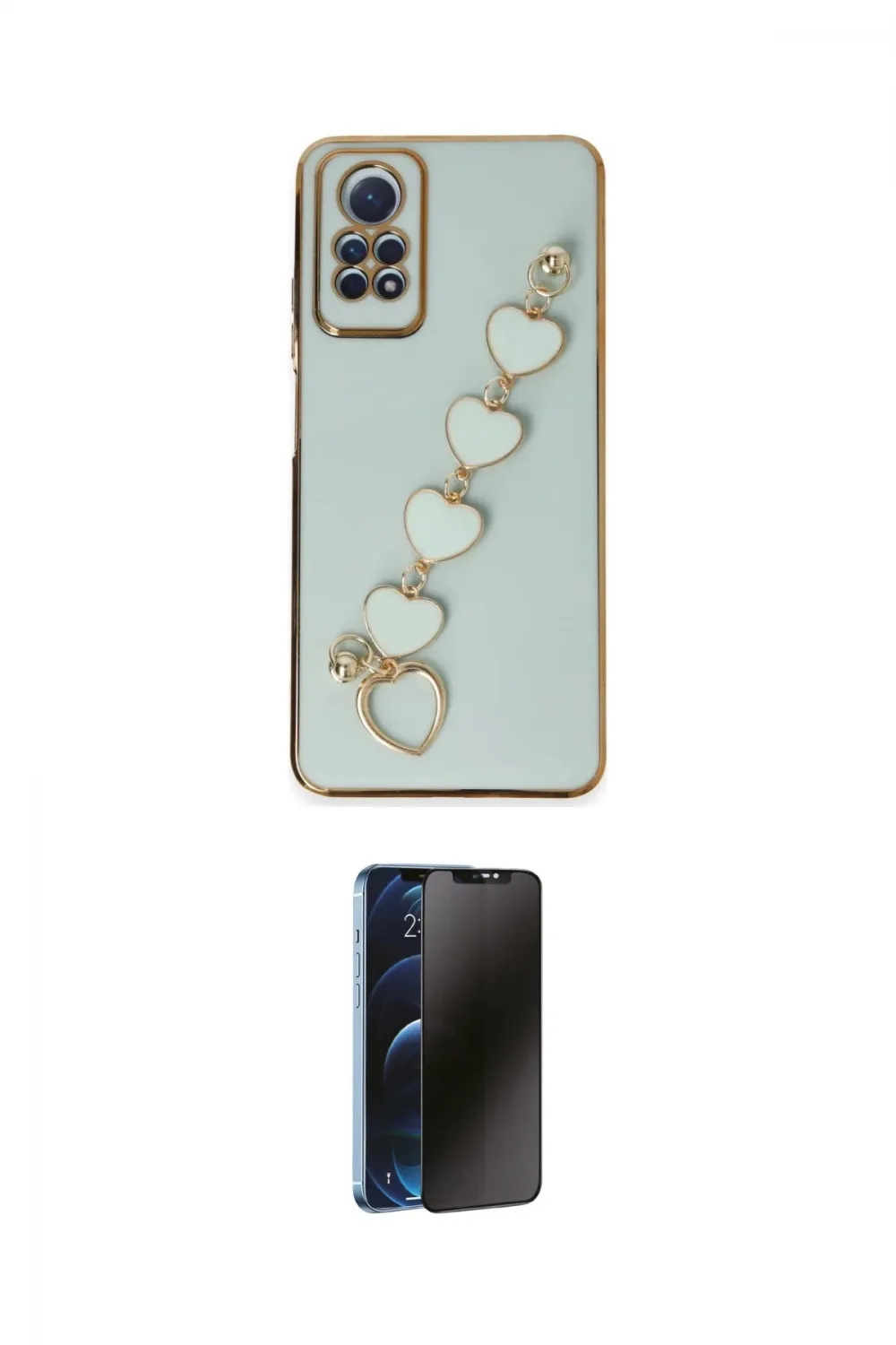 ieg™ Redmi Note 12 Pro 4G Kılıf Nova Işık Prime - Siyah 3D Antistatik Hayalet Cam Ekran Koruyucu