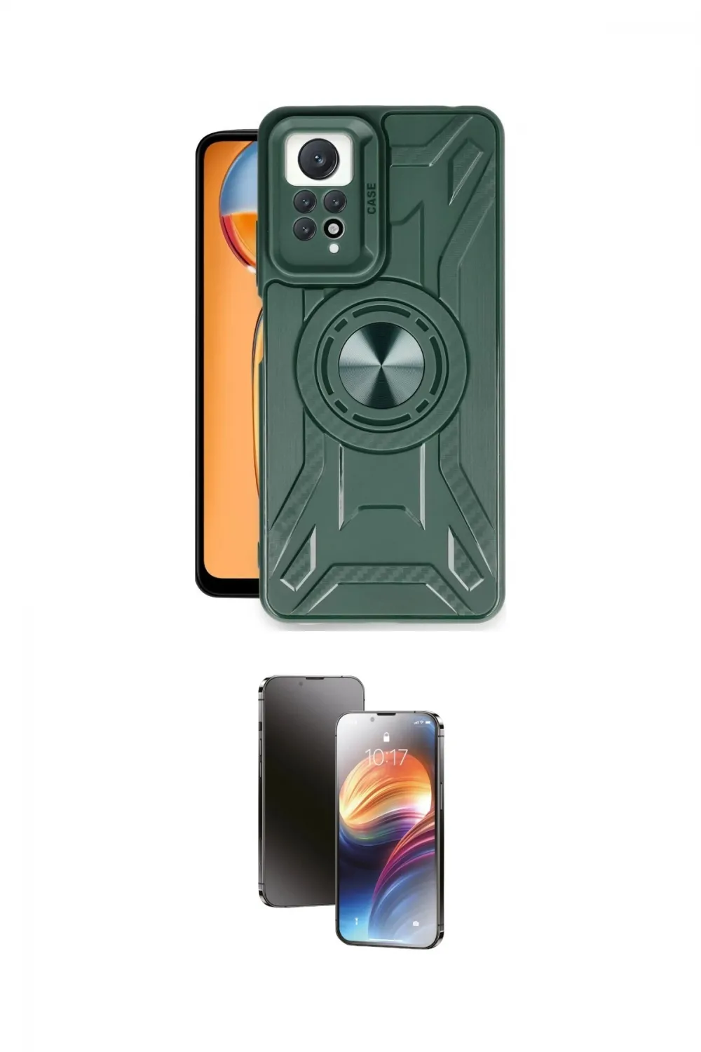 ieg™ Redmi Note 12 Pro 4G Kılıf Nova Yansıma Prime - Siyah 3D Antistatik Mat Seramik Nano Ekran Koruyucu