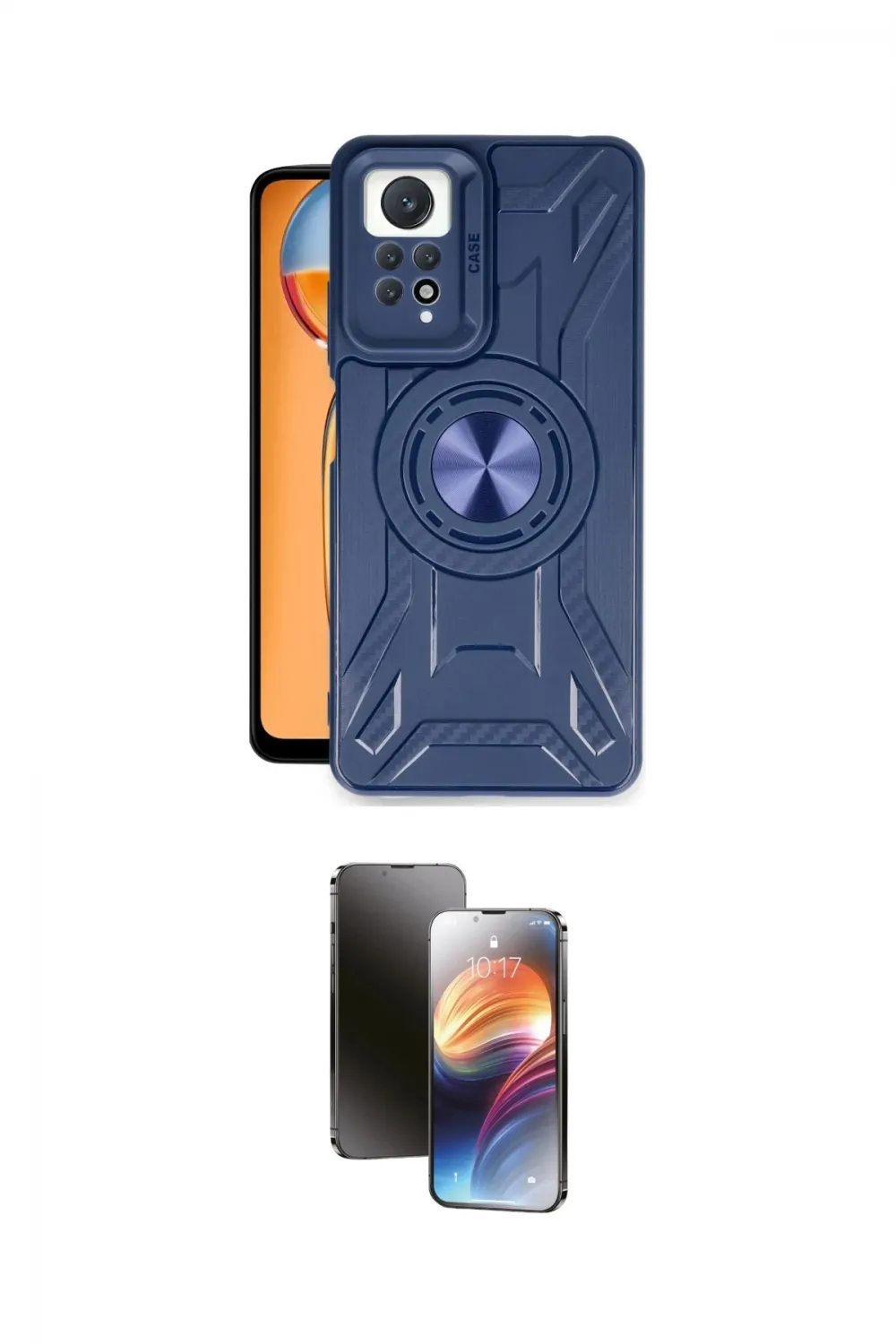 ieg™ Redmi Note 12 Pro 4G Kılıf Nova Yansıma Prime - Siyah 3D Antistatik Mat Seramik Nano Ekran Koruyucu