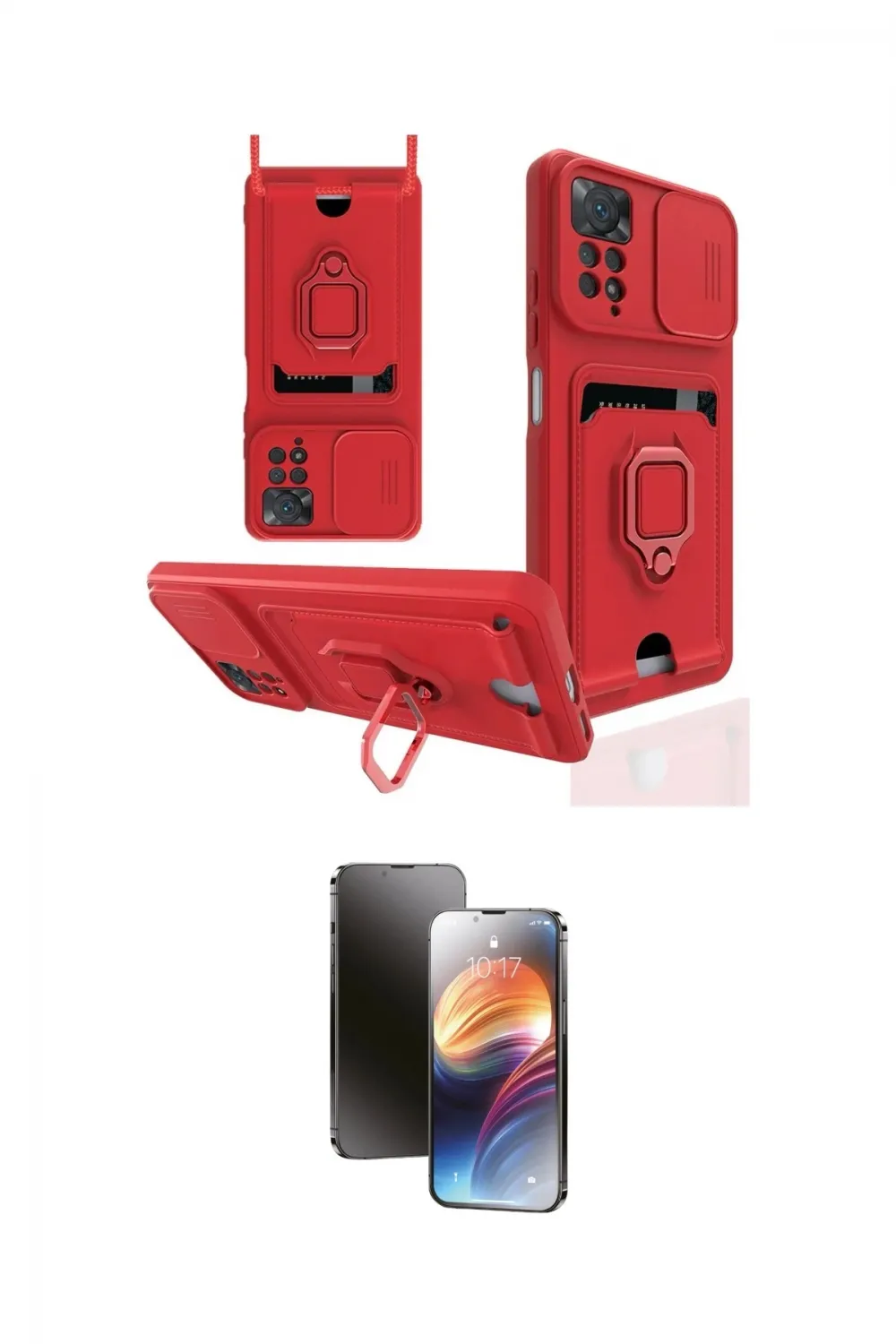 ieg™ Redmi Note 12 Pro 4G Kılıf Vadi Form Prime - Siyah 3D Antistatik Mat Seramik Nano Ekran Koruyucu