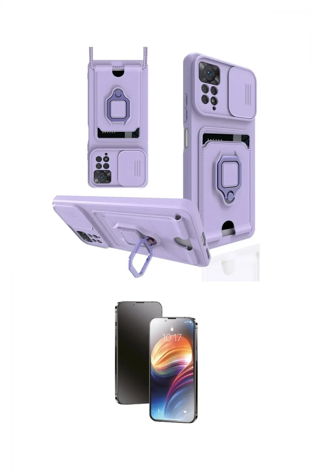 ieg™ Redmi Note 12 Pro 4G Kılıf Vadi Form Prime - Siyah 3D Antistatik Mat Seramik Nano Ekran Koruyucu