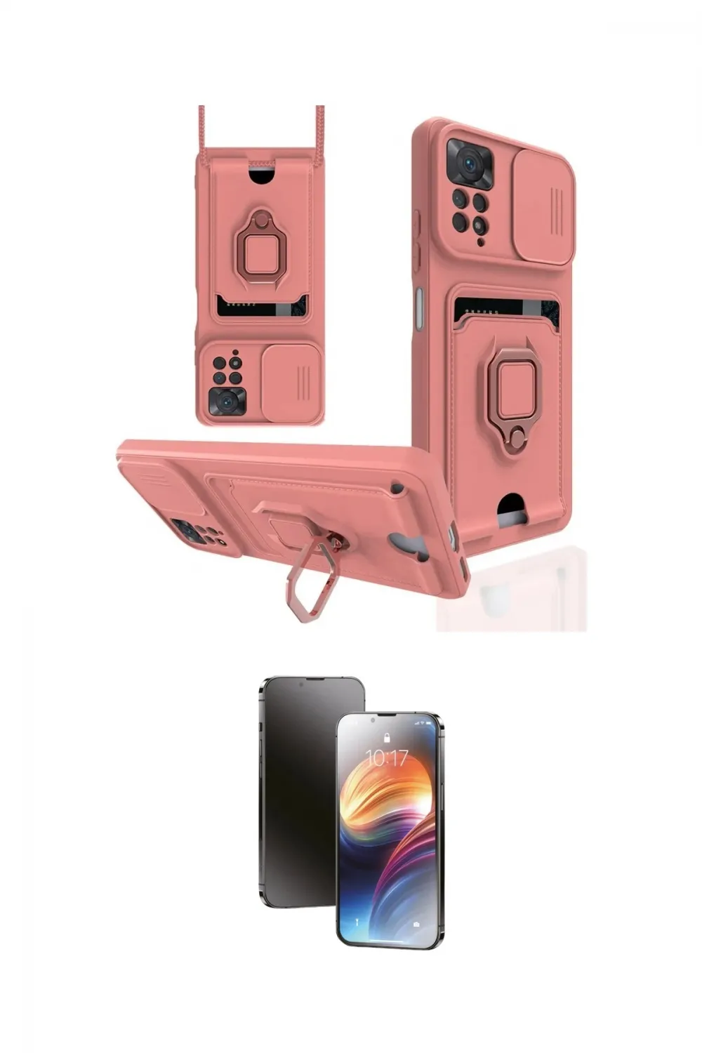 ieg™ Redmi Note 12 Pro 4G Kılıf Vadi Form Prime - Siyah 3D Antistatik Mat Seramik Nano Ekran Koruyucu