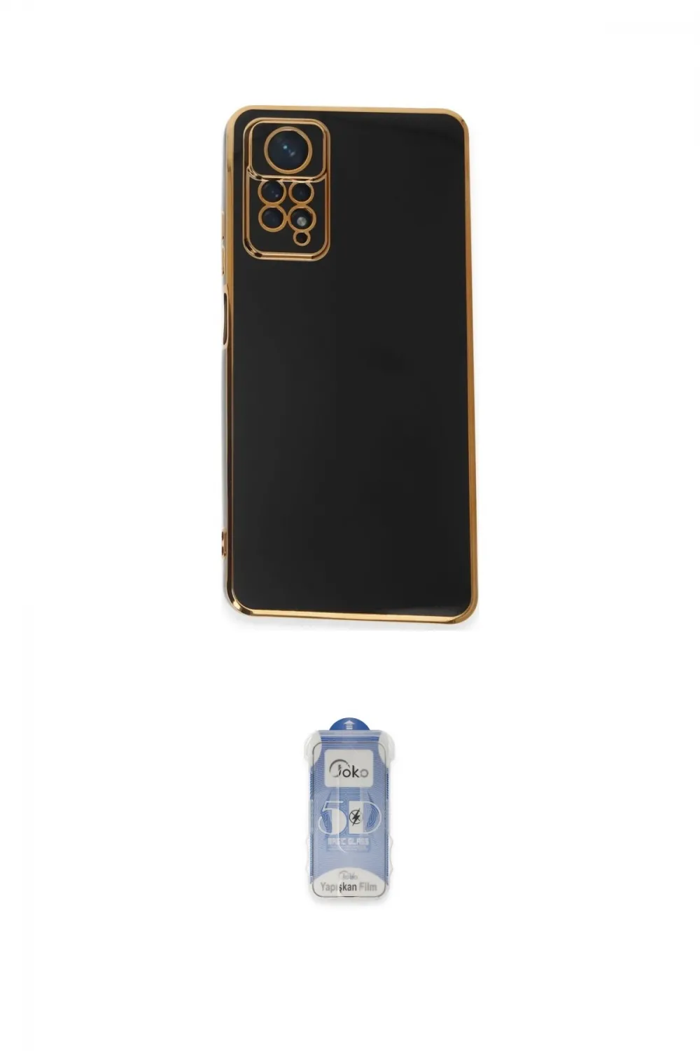 ieg™ Redmi Note 12 Pro 4G Kılıf Yankı Serisi - Siyah Joko Magic 5D Cam
