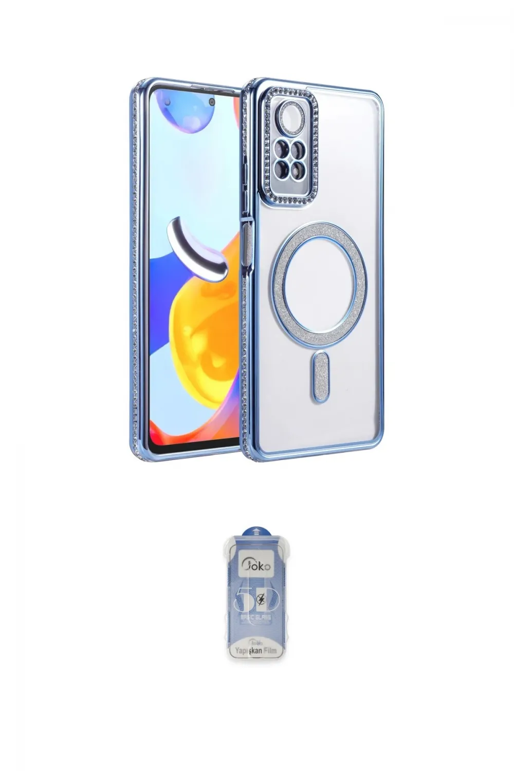 ieg™ Redmi Note 12 Pro 4G Kılıf Zirve Doku Prime - Siyah Joko Magic 5D Cam