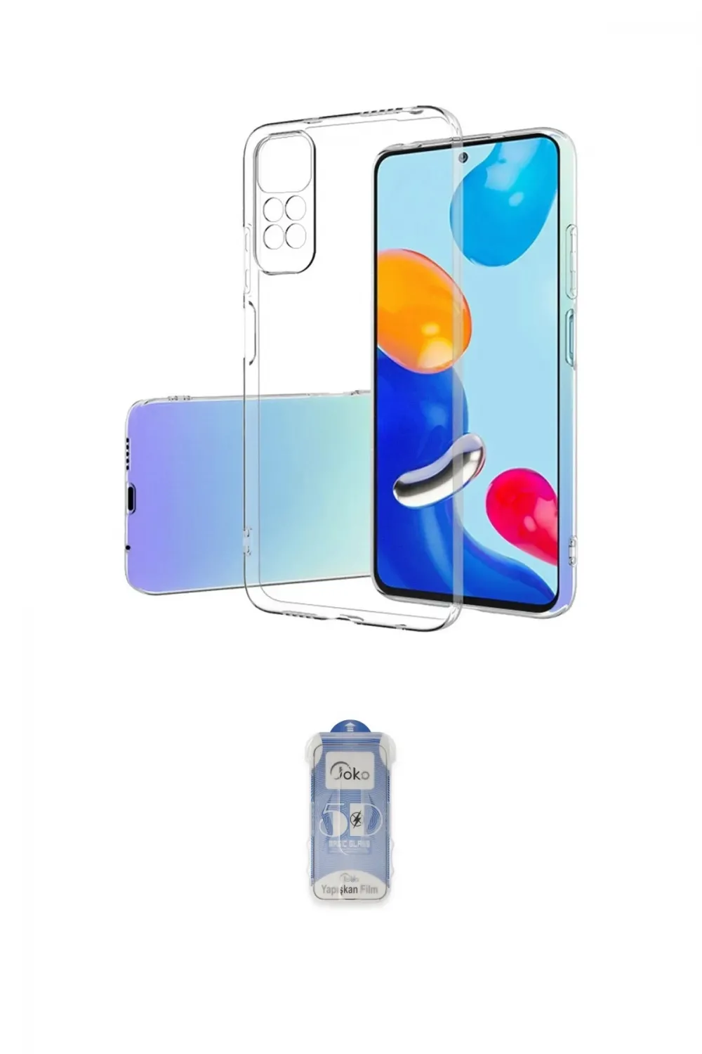 ieg™ Redmi Note 12 Pro 4G Kılıf Zirve Doku - Siyah Joko Magic 5D Cam